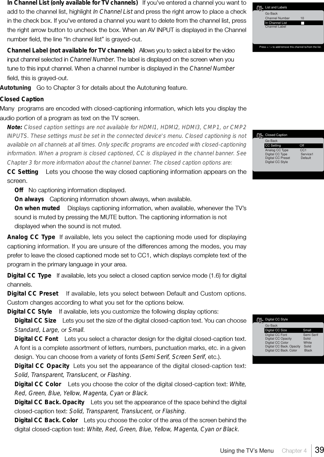 Page 39 of TTE Technology L52FHD38 LCD TV User Manual