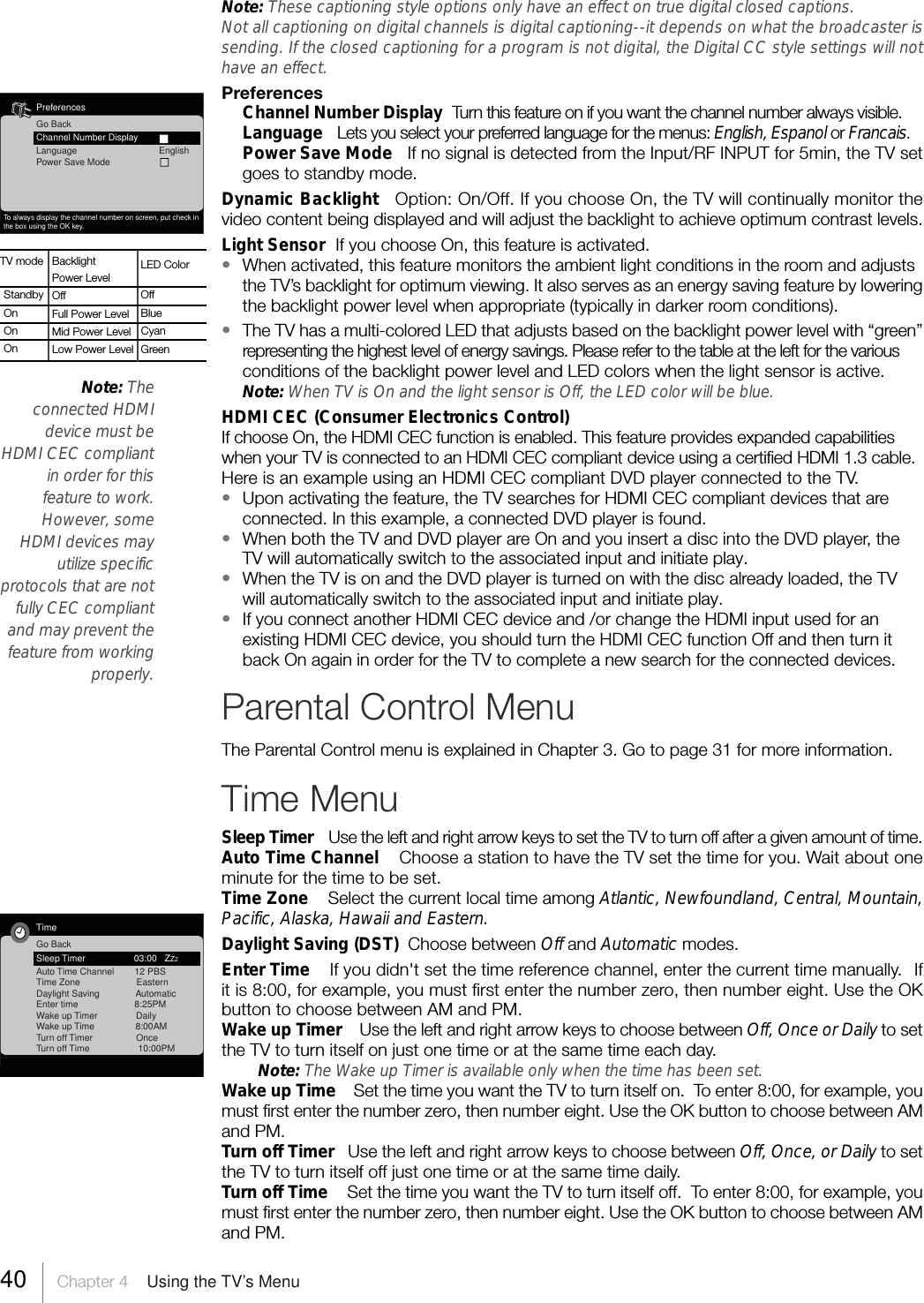 Page 40 of TTE Technology L52FHD38 LCD TV User Manual