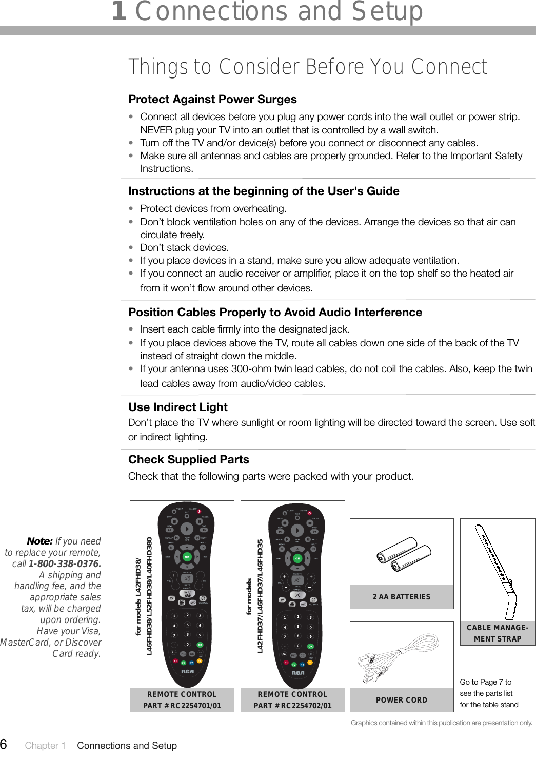 Page 6 of TTE Technology L52FHD38 LCD TV User Manual