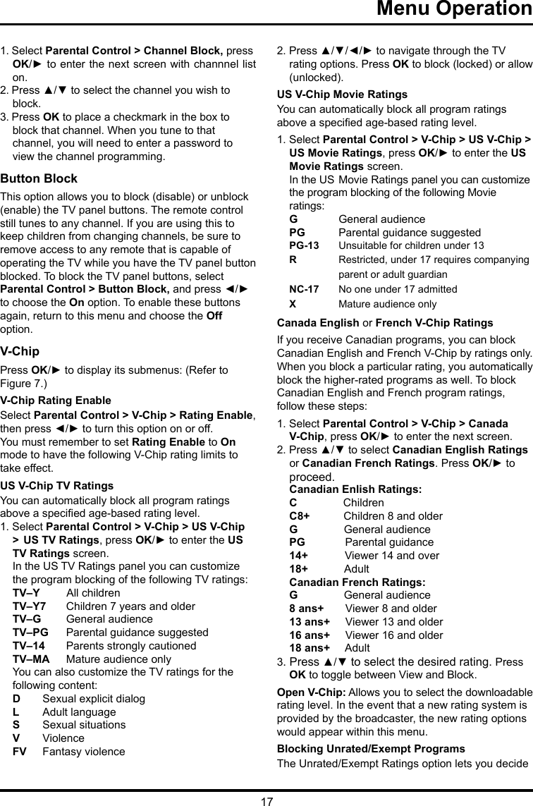 Page 18 of TTE Technology LE39FHDE3000 LCD TV User Manual LE39FHDE3000 User Guide