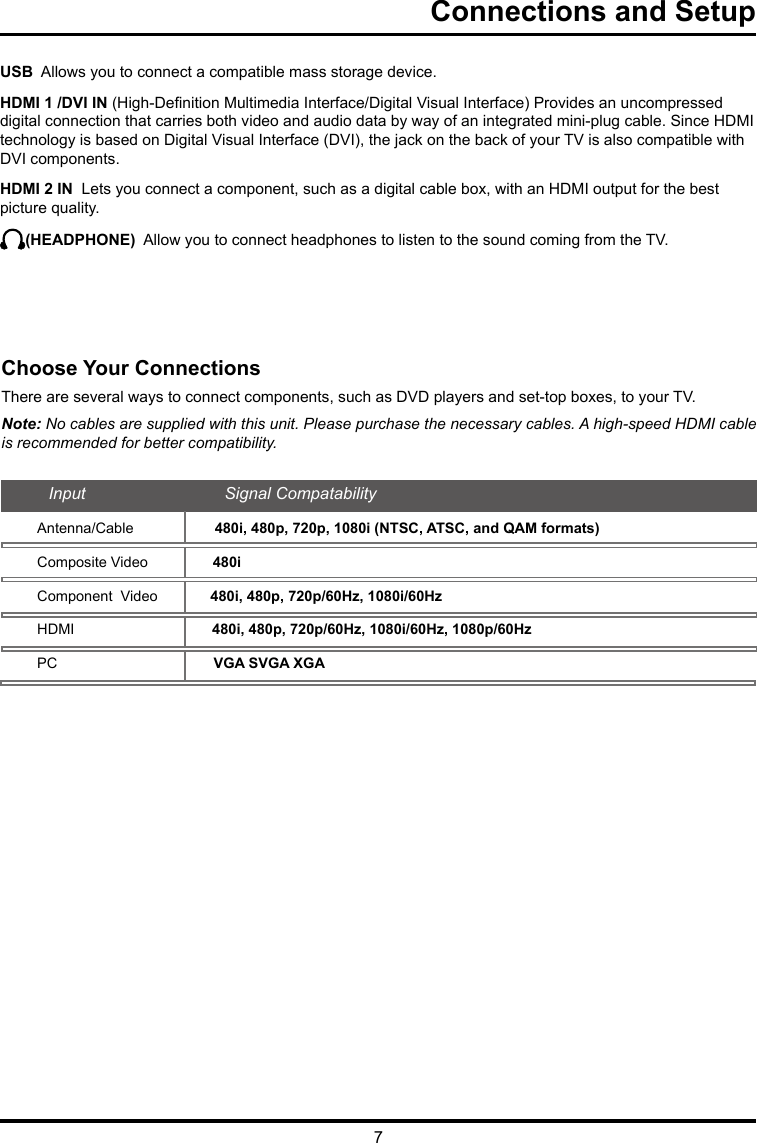 Page 8 of TTE Technology LE39FHDE3000 LCD TV User Manual LE39FHDE3000 User Guide