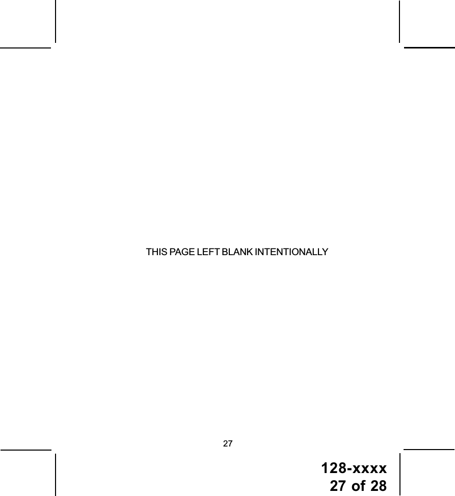 128-xxxx27 of 28THIS PAGE LEFT BLANK INTENTIONALLY27