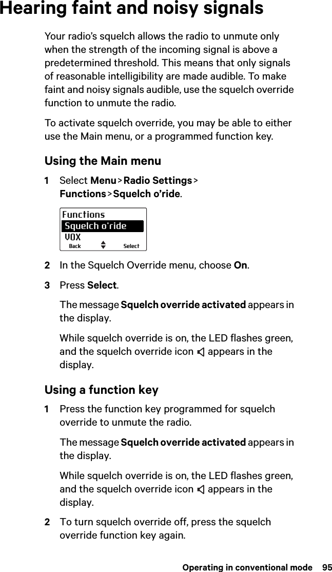 Page 95 of Tait TPDK5A Handheld Portable Transceiver User Manual TP9300 User        s Guide