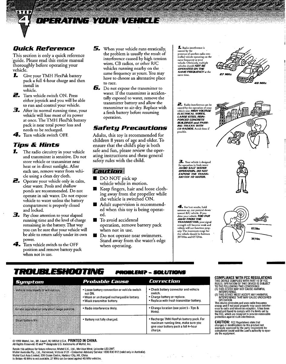 R/C Toy Receiver (Superhetrodyne) User Manual