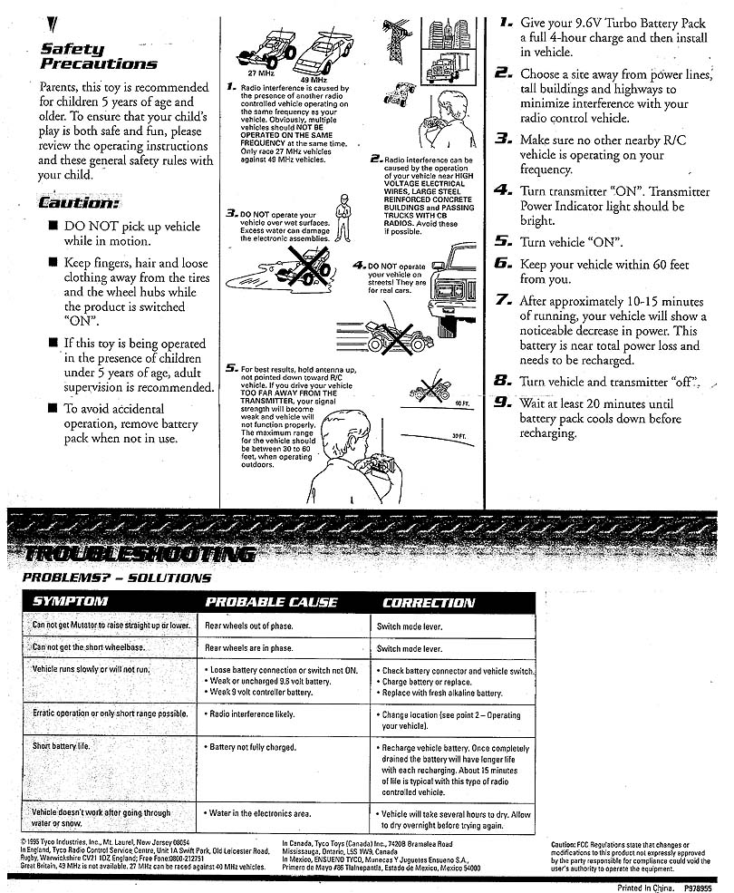 Toy Remote Control User Manual