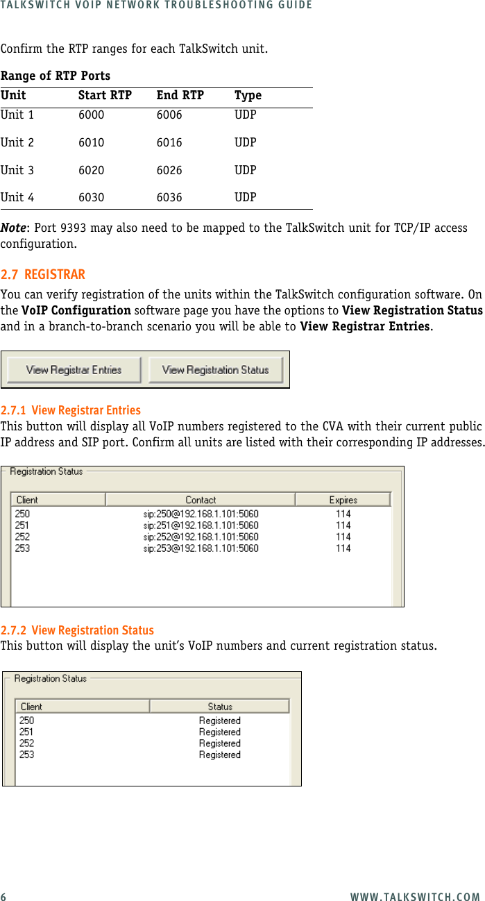 Page 10 of 12 - Talkswitch Talkswitch-Centrepoint-Technologies-Switch-3-24-Users-Manual- VoIP Network Troubleshooting Guide  Talkswitch-centrepoint-technologies-switch-3-24-users-manual
