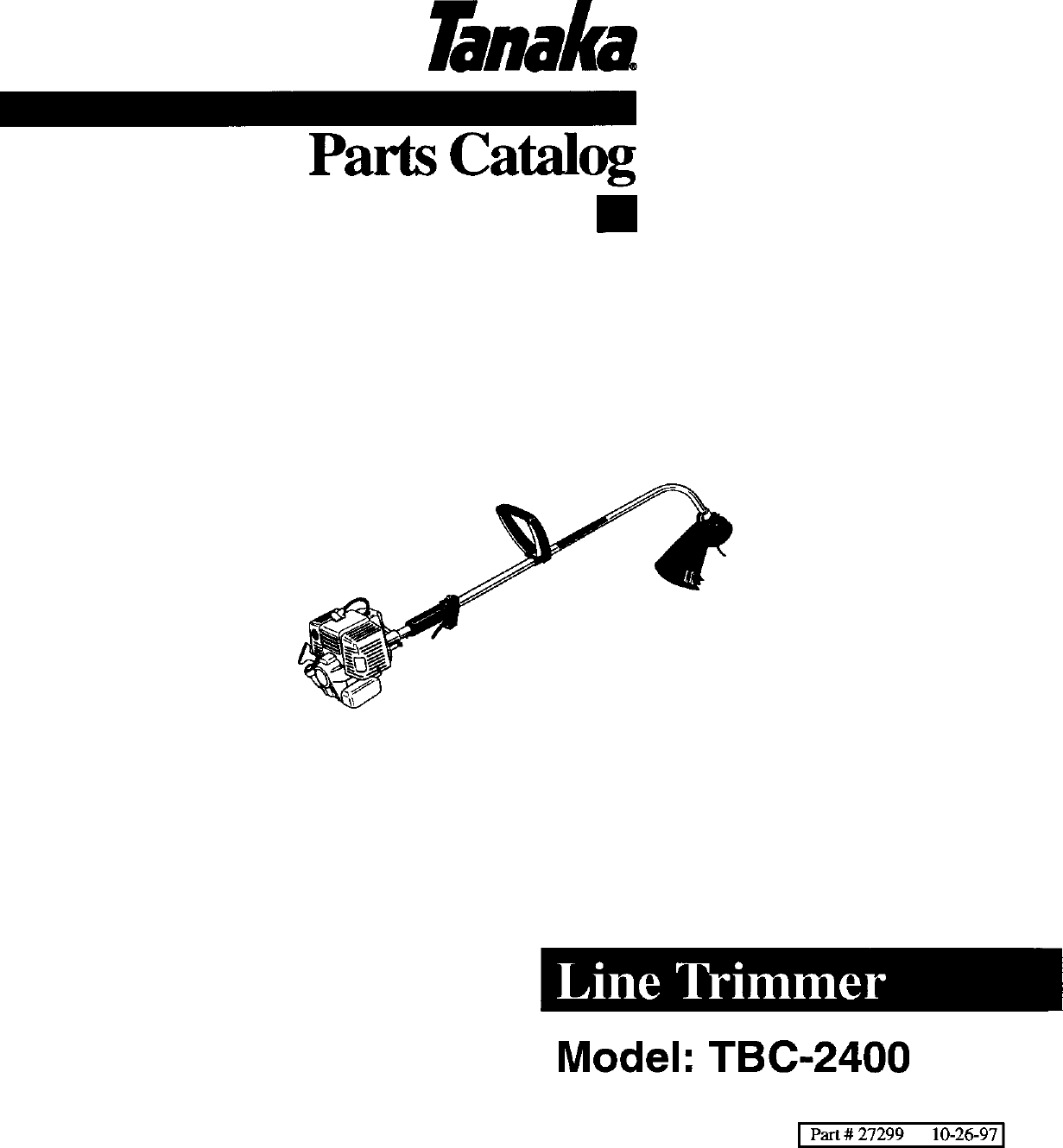 Page 1 of 12 - Tanaka Tanaka-Tbc-2400-Users-Manual-  Tanaka-tbc-2400-users-manual