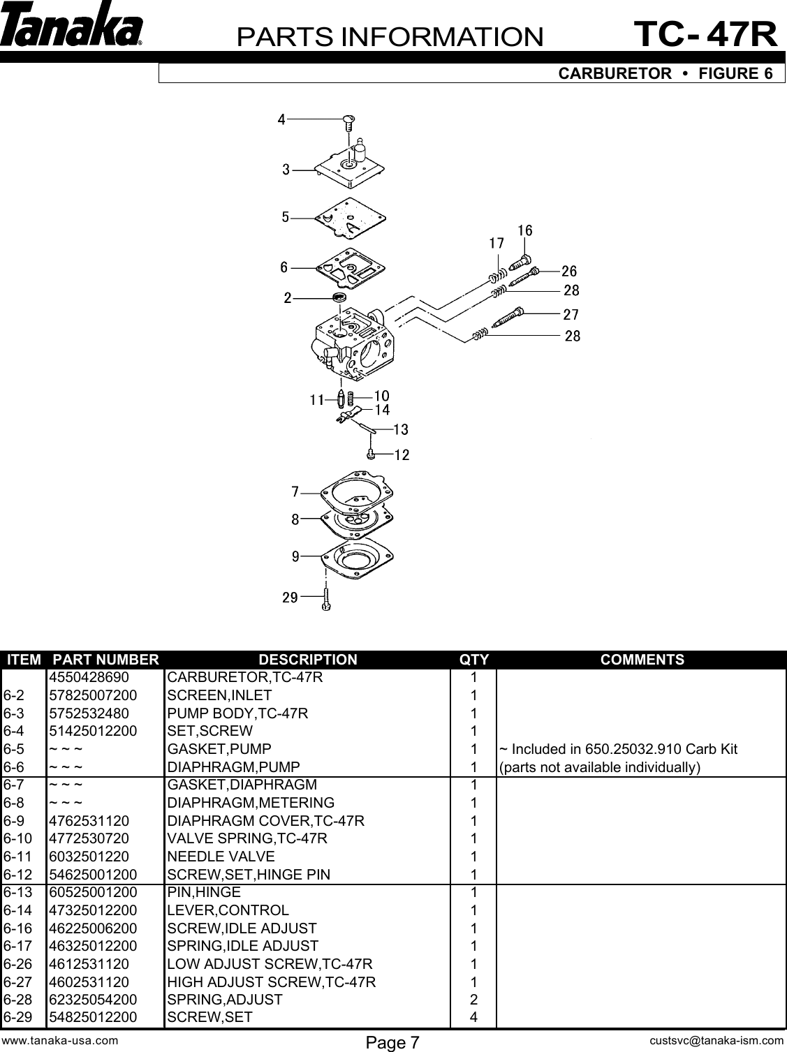 Page 8 of 10 - Tanaka Tanaka-Tc-47R-Users-Manual-  Tanaka-tc-47r-users-manual