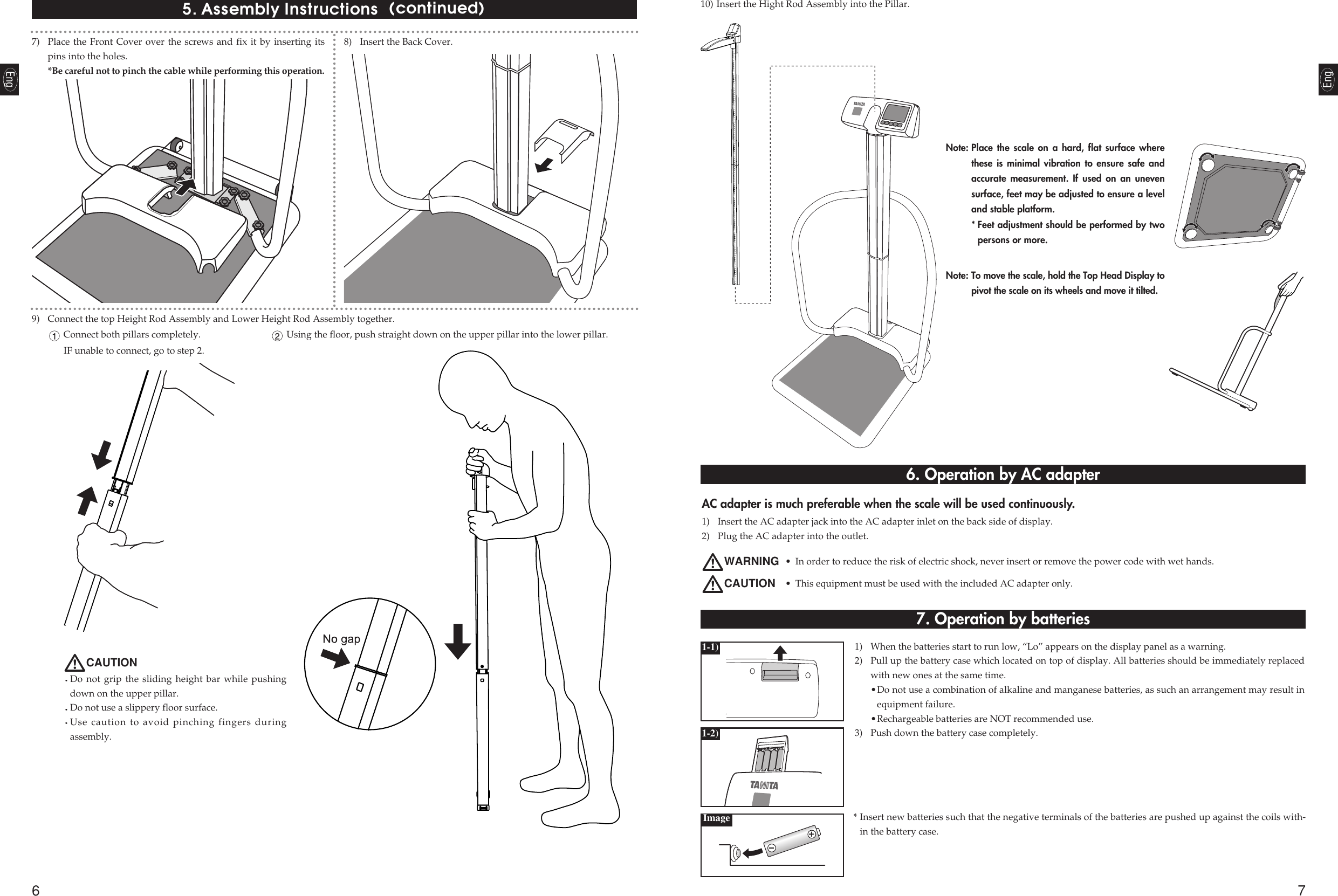 Page 4 of 8 - Tanita Tanita-Ph-740-Owner-S-Manual PH740_01GB0311Fin