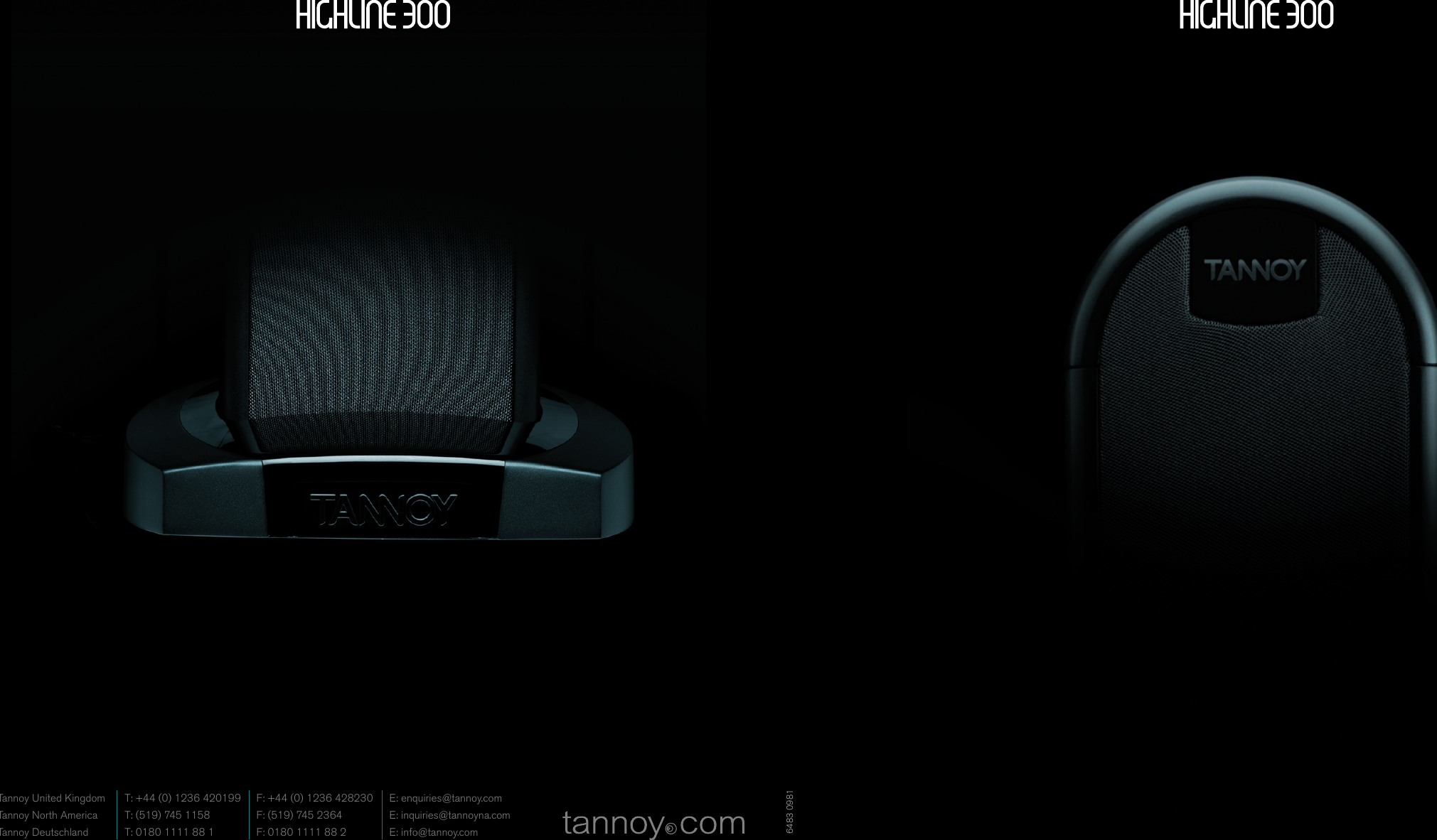 Page 1 of 8 - Tannoy HighLine 300 User Manual  To The Ebdbc202-6fb6-4b9c-ac37-d10afecc5d56