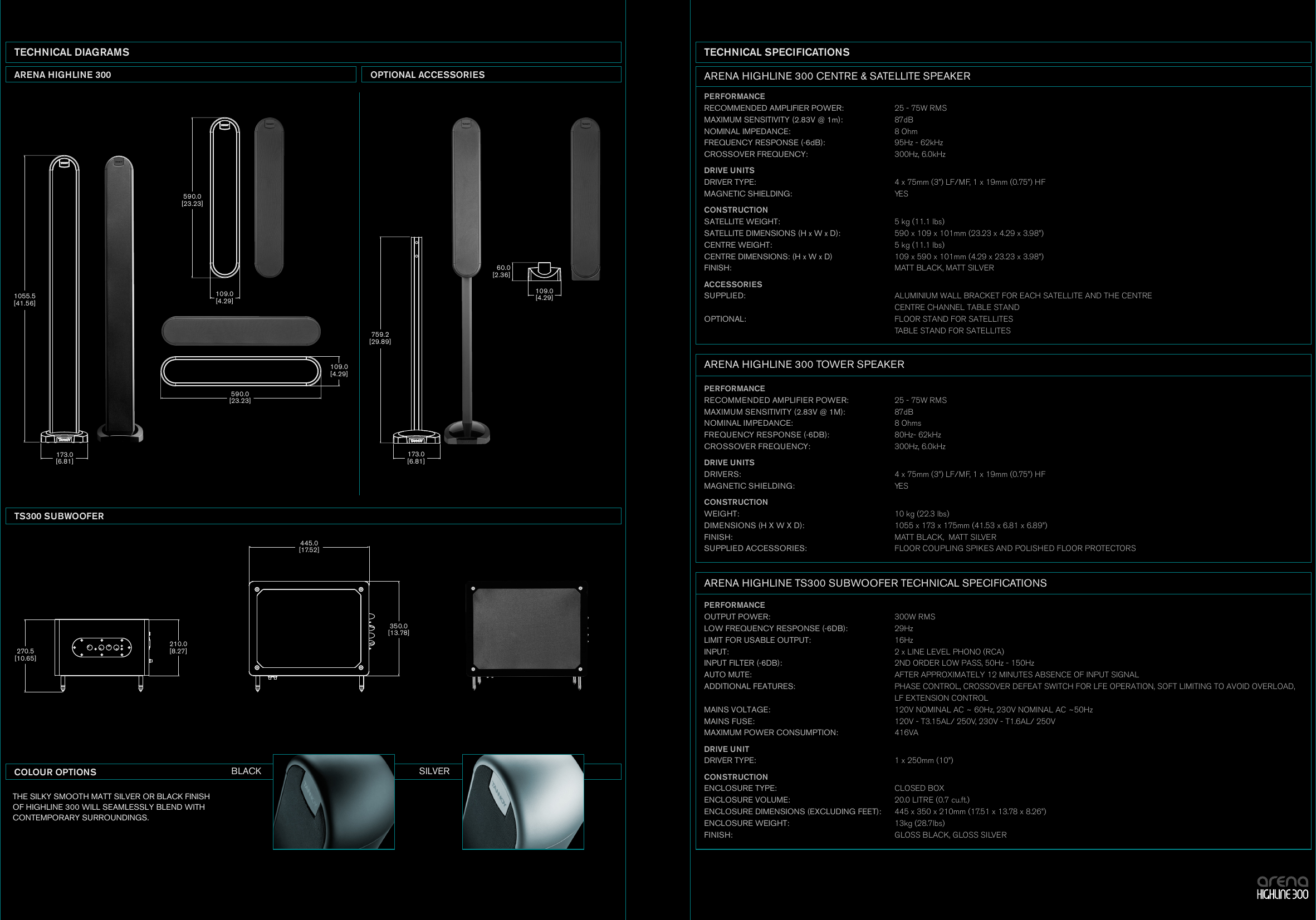 Page 8 of 8 - Tannoy HighLine 300 User Manual  To The Ebdbc202-6fb6-4b9c-ac37-d10afecc5d56
