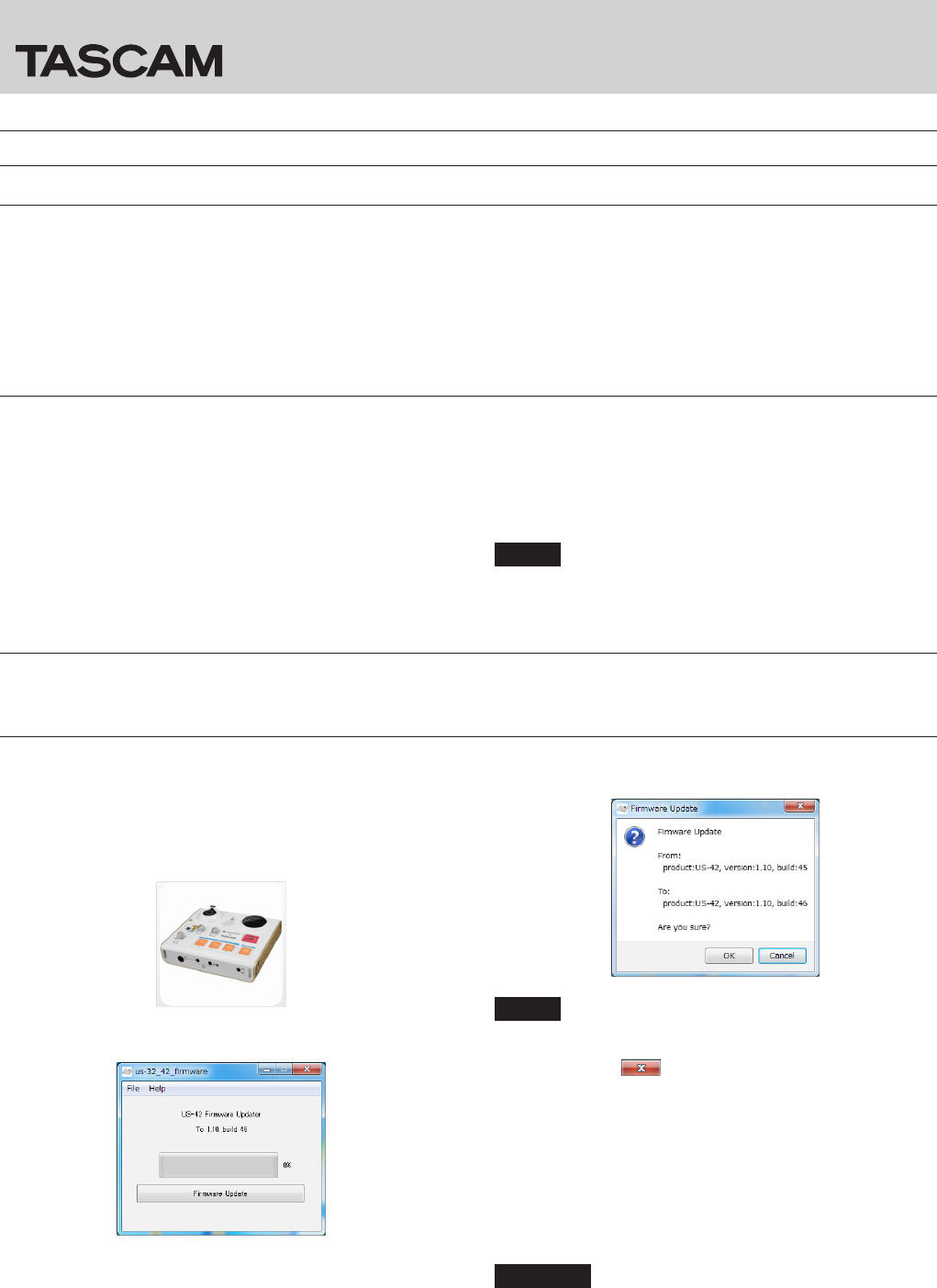Tascam Us 32 42 E Fw Update Va