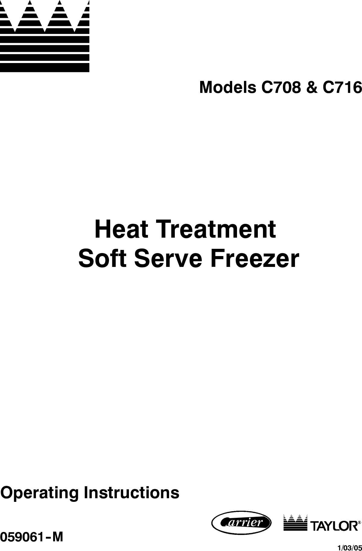Taylor C708 Users Manual