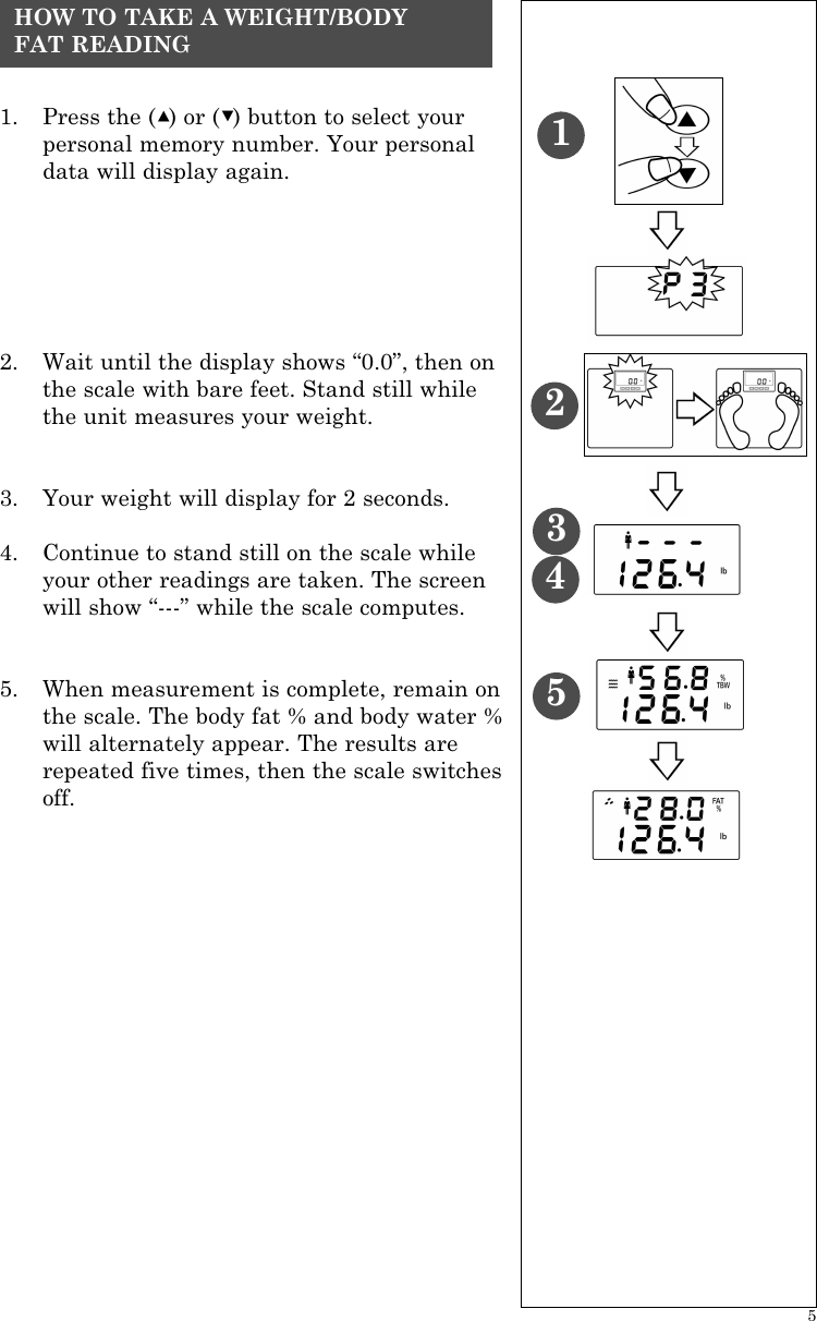 Page 5 of 12 - Taylor Taylor-Taylor-Scale-5738Bl-Users-Manual-  Taylor-taylor-scale-5738bl-users-manual