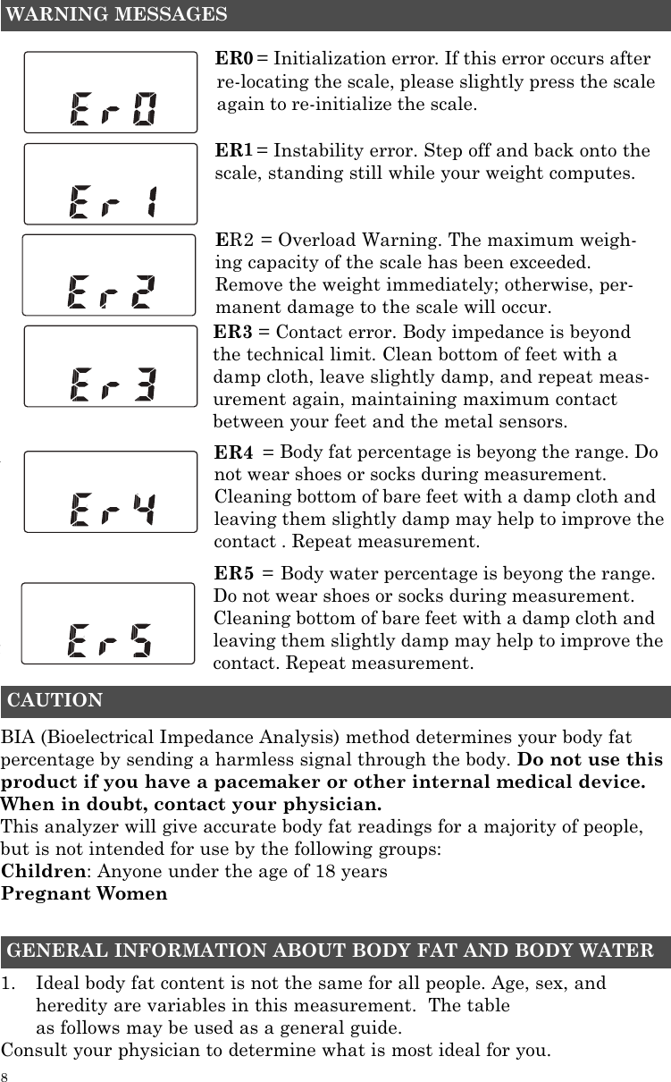 Page 8 of 12 - Taylor Taylor-Taylor-Scale-5738Bl-Users-Manual-  Taylor-taylor-scale-5738bl-users-manual