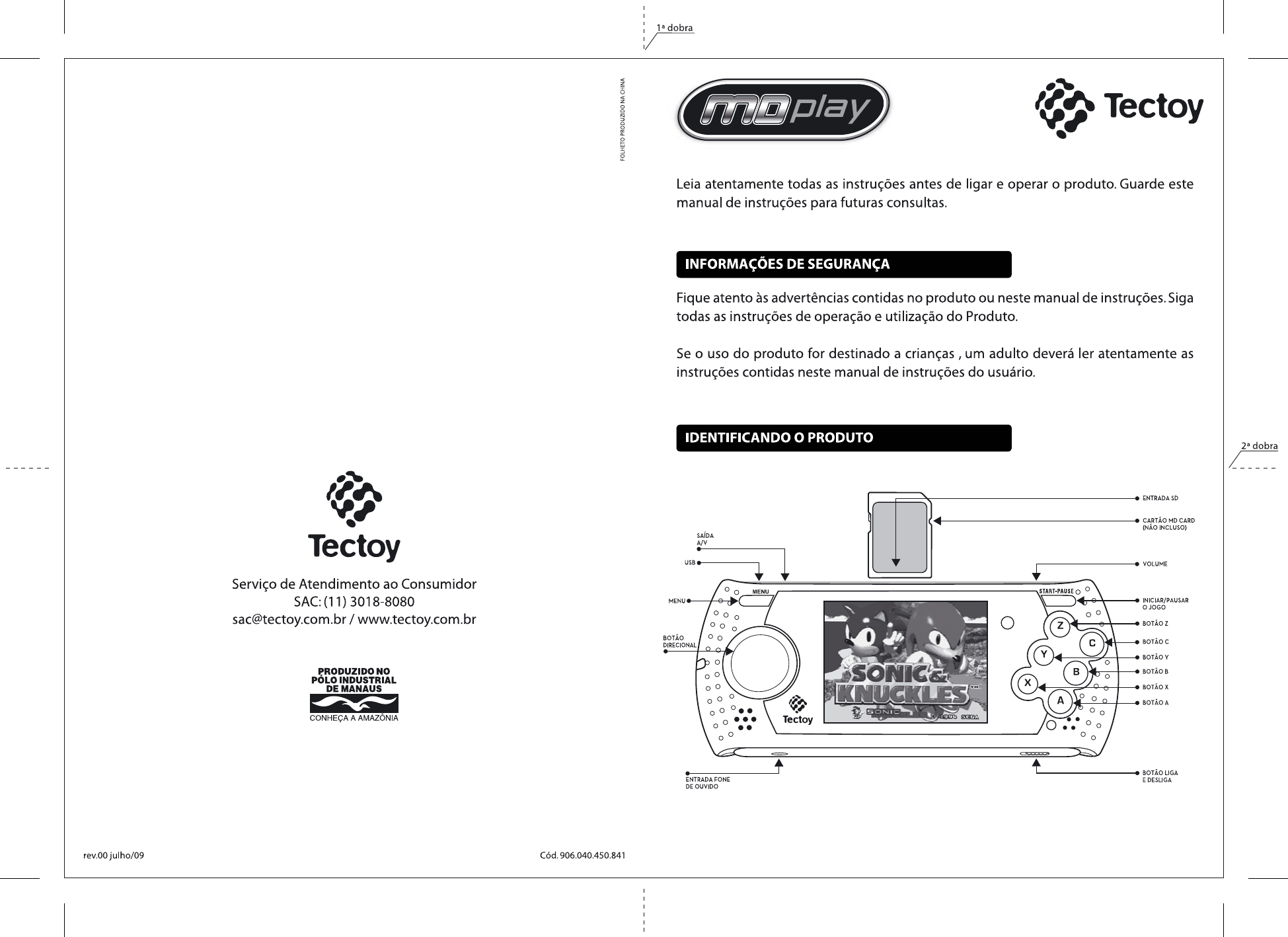 Page 1 of 2 - Tec Toy  Manual 18 Manual70