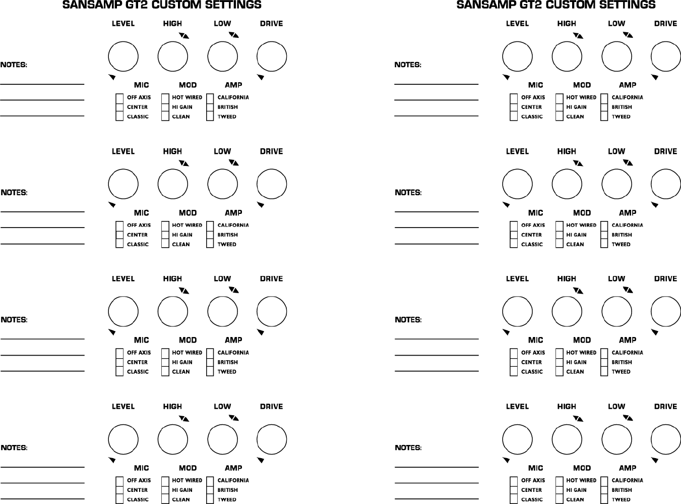 Page 5 of 5 - Tech-21 Tech-21-Sansamp-Gt2-Users-Manual-  Tech-21-sansamp-gt2-users-manual