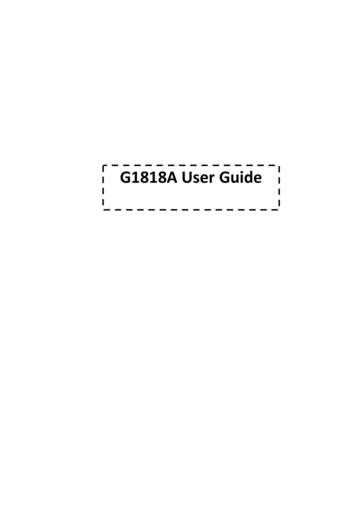 G1818AUserGuide