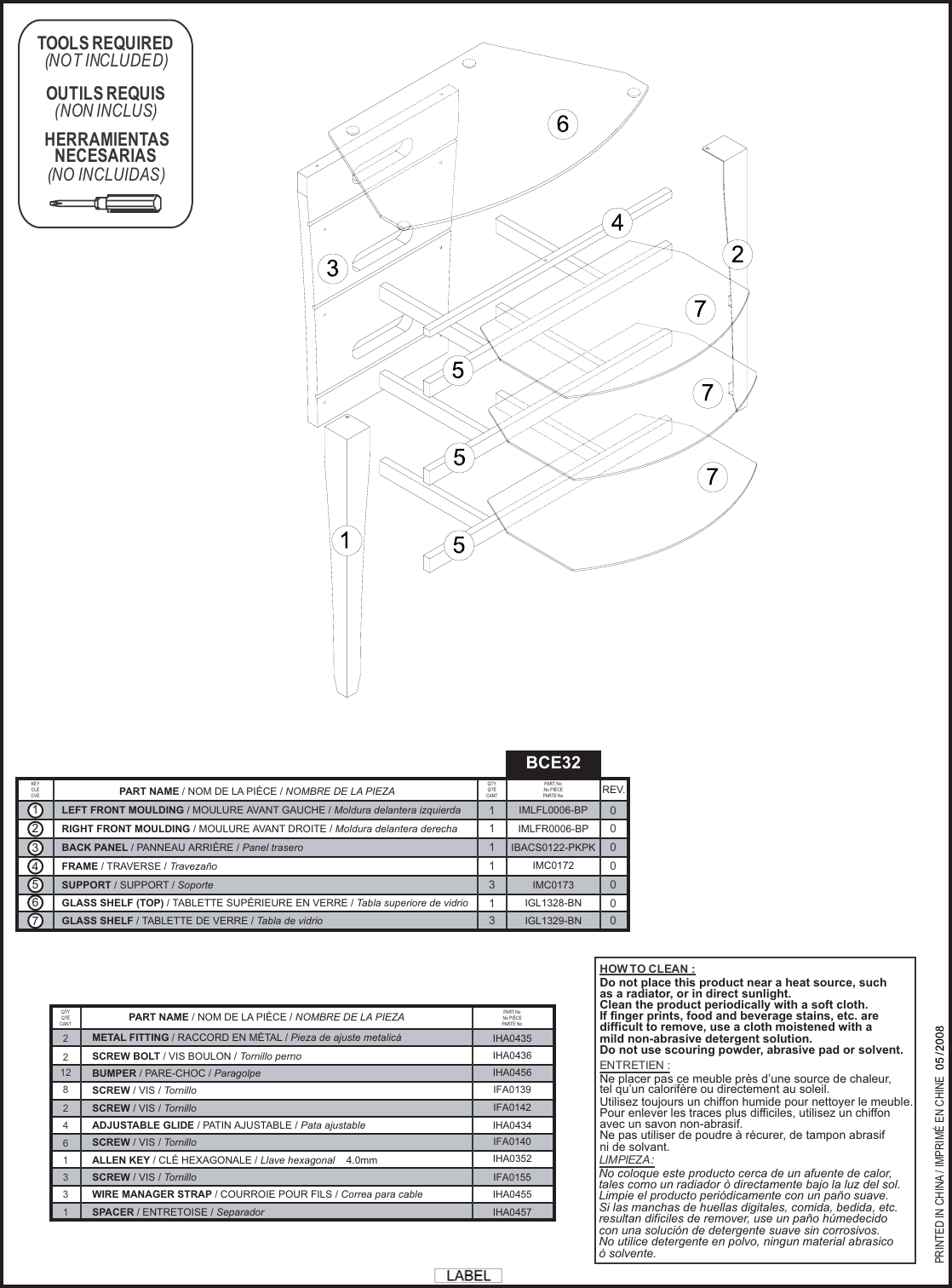 Page 2 of 6 - Tech-Craft Tech-Craft-Bce32-Users-Manual- BCE32-1 Tech-craft-bce32-users-manual