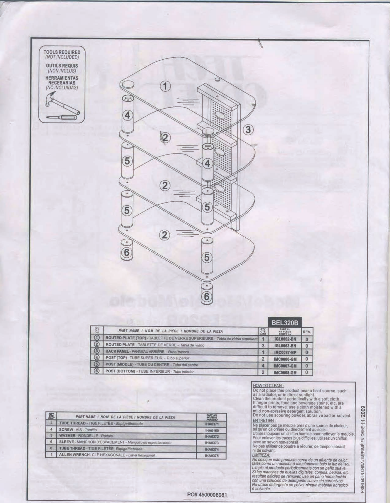 Page 2 of 6 - Tech-Craft Tech-Craft-Bel320B-Users-Manual-  Tech-craft-bel320b-users-manual