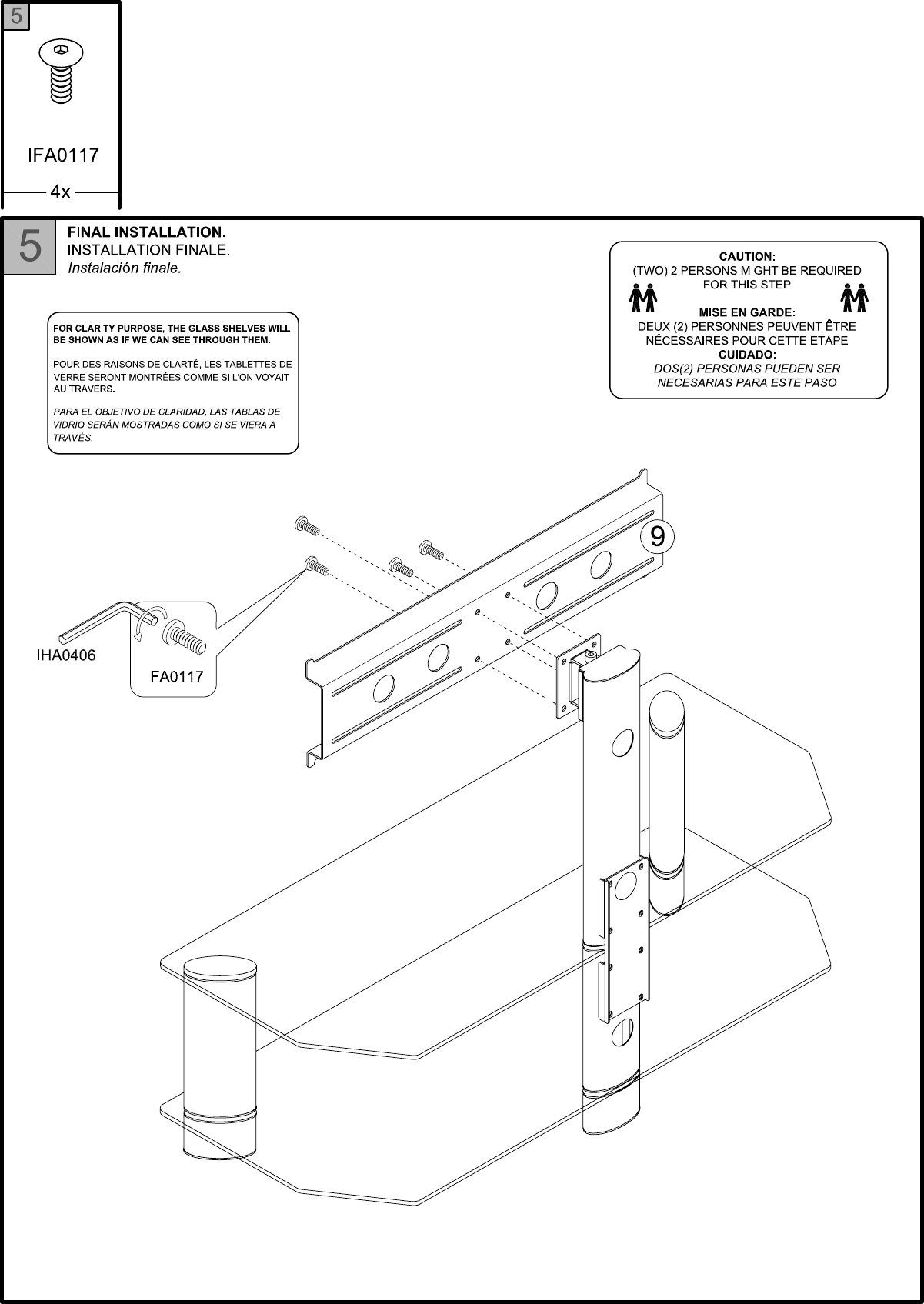 Page 5 of 6 - Tech-Craft Tech-Craft-Trk50B-Users-Manual- TRK50-1  Tech-craft-trk50b-users-manual