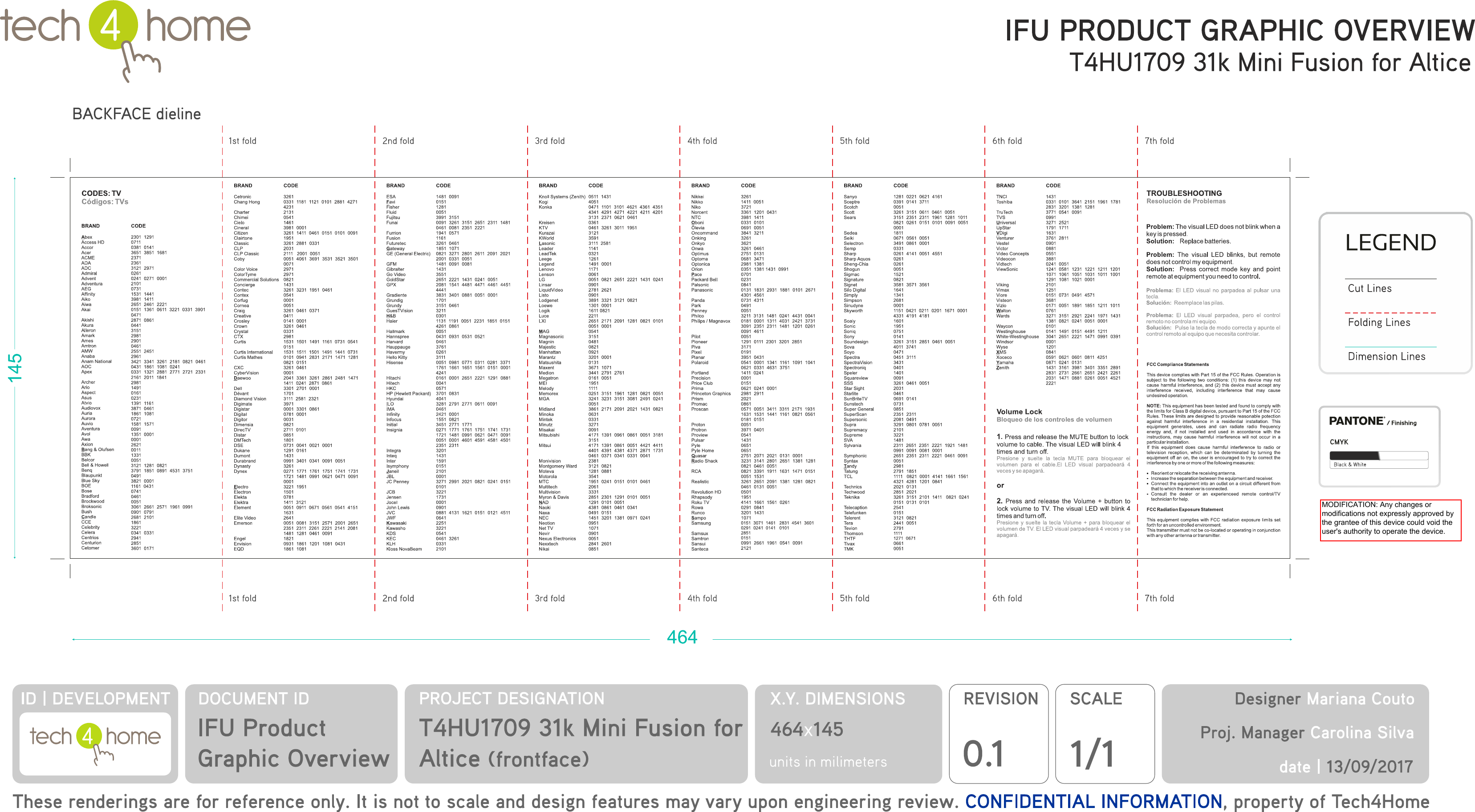 MODIFICATION: Any changes or modifications not expressly approved by the grantee of this device could void the user's authority to operate the device. 