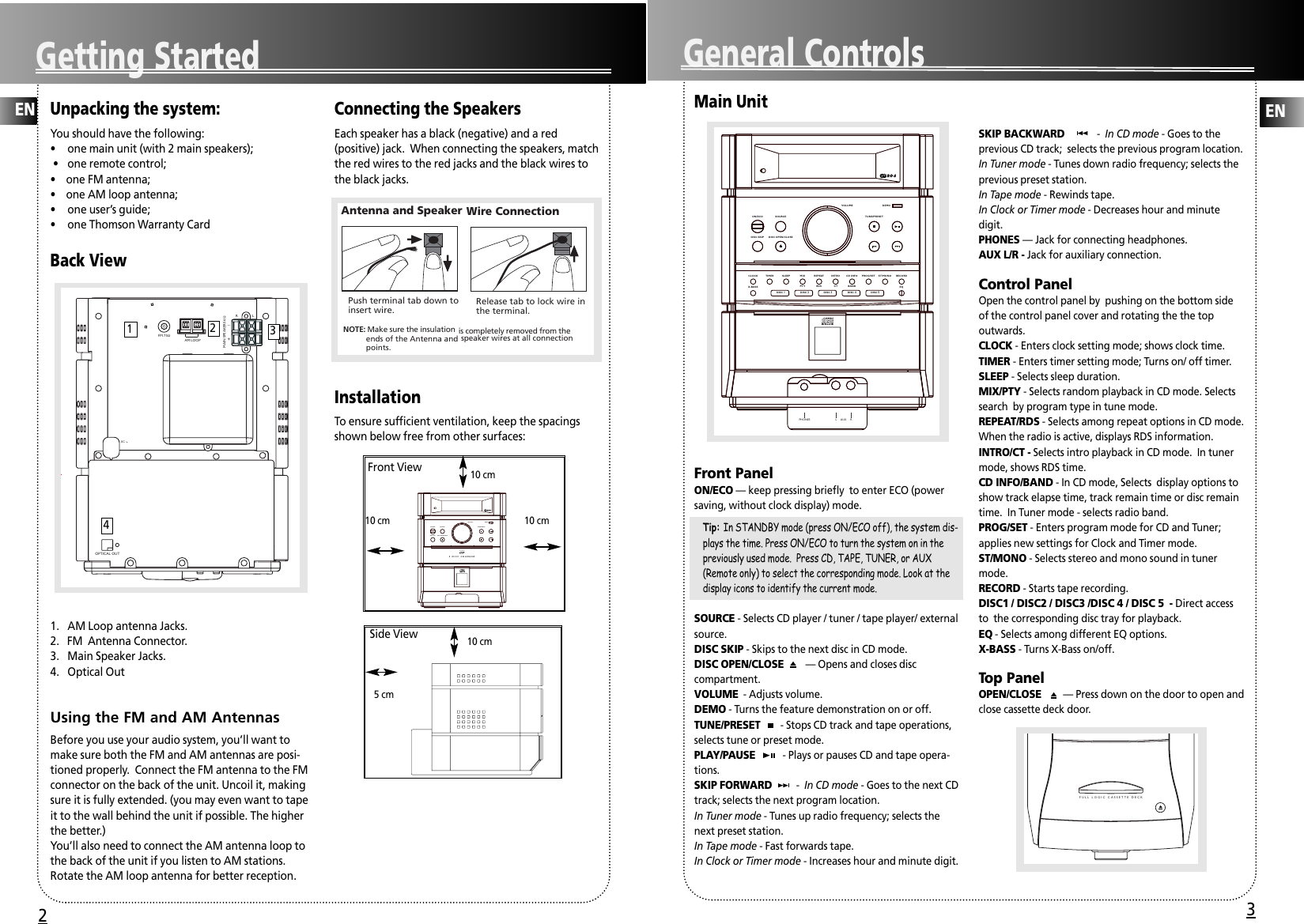 Page 3 of 9 - Technicolor-Thomson Technicolor-Thomson-Cs500-Users-Manual- CS500 EN  Technicolor-thomson-cs500-users-manual