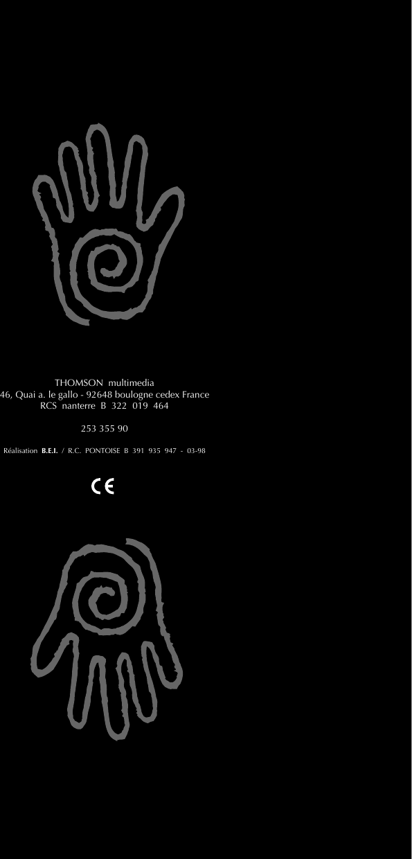 Page 8 of 8 - Technicolor Technicolor-M-5110-G-Users-Manual- NOTICE TV - SABA M5110G / M5515GT 253 355 90  Technicolor-m-5110-g-users-manual