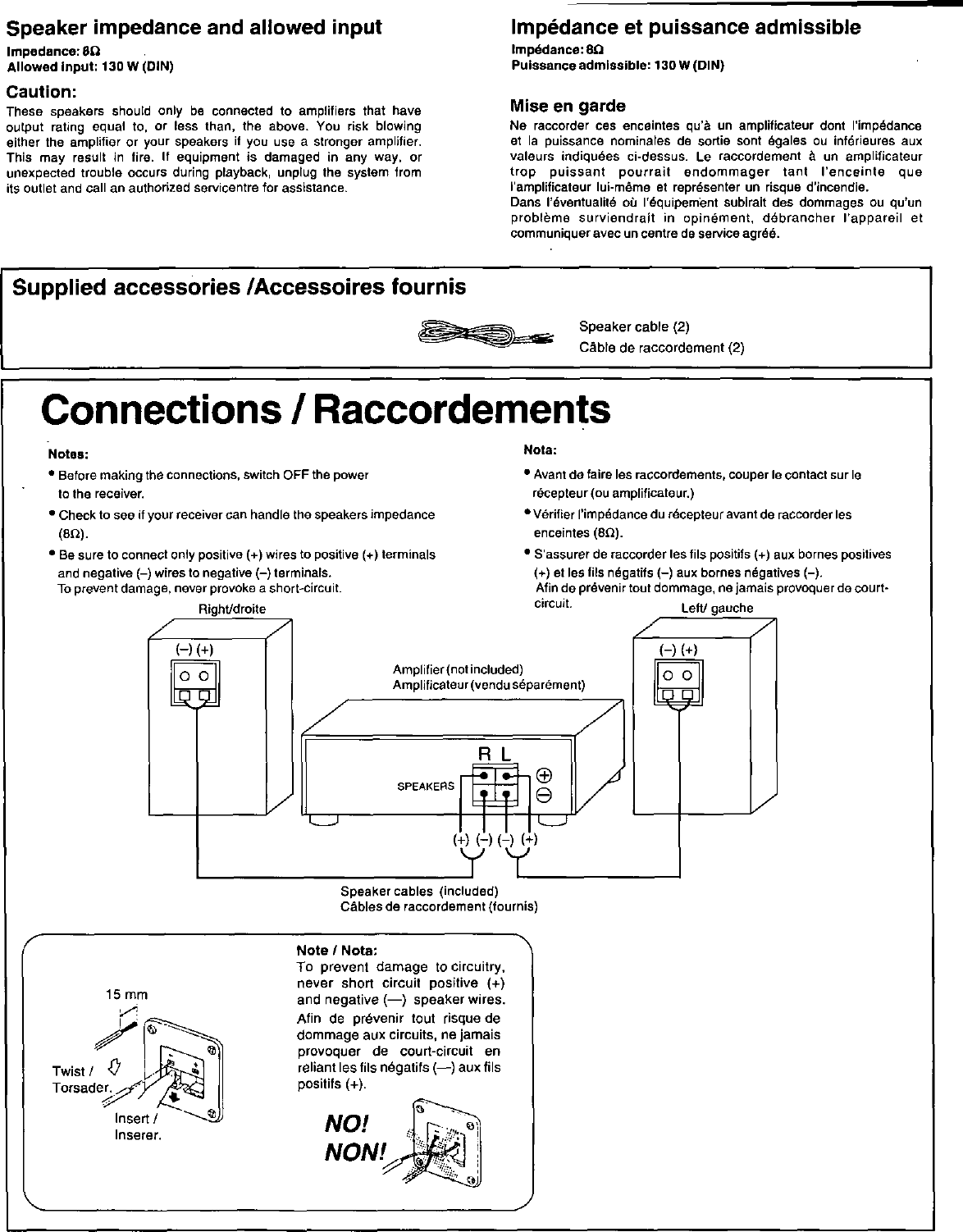 Page 2 of 4 - Technics Technics-Sb-A386-Users-Manual- PDF File Created From A TIFF .  Technics-sb-a386-users-manual