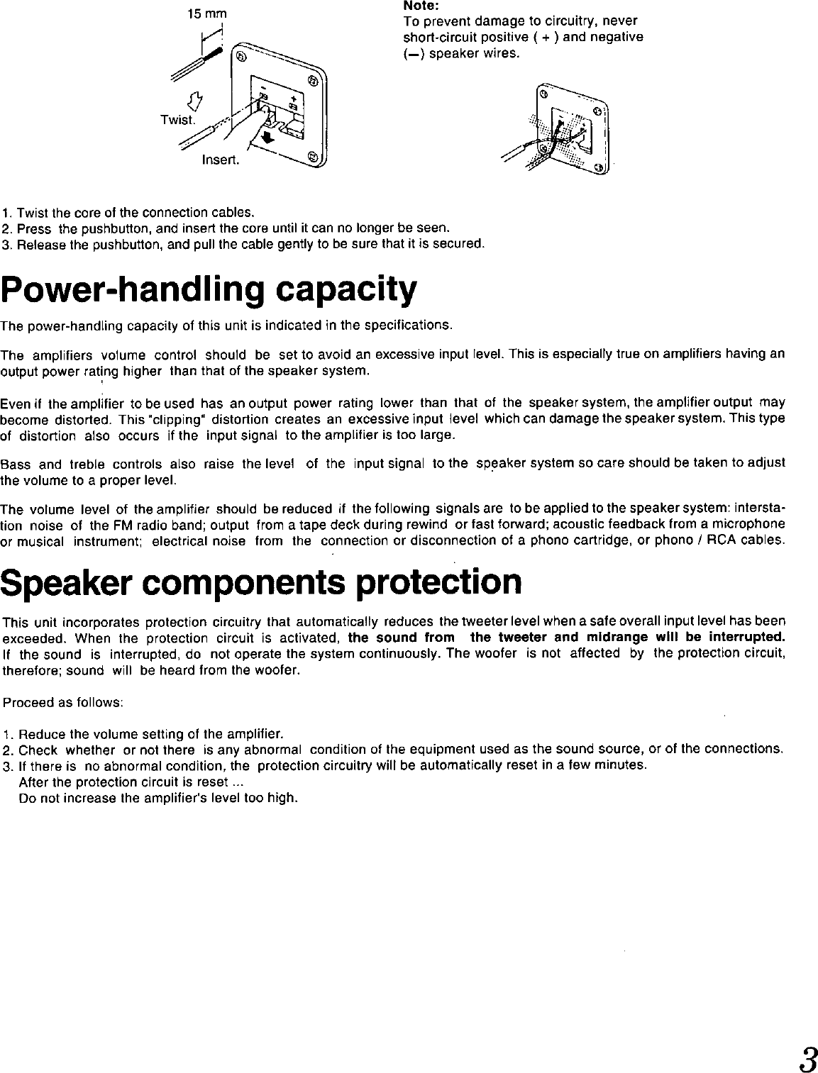 Page 3 of 4 - Technics Technics-Sb-Sl101-Users-Manual- PDF File Created From A TIFF .  Technics-sb-sl101-users-manual