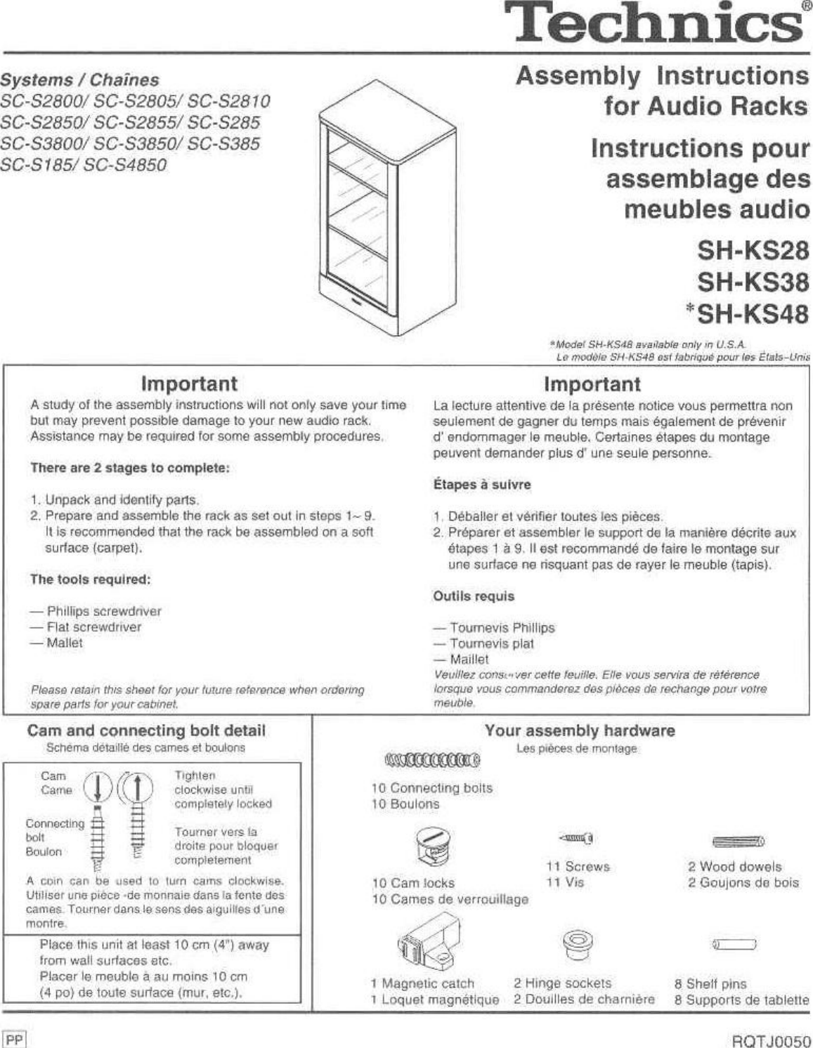 Technics Sh Ks28 Users Manual Pdf File Created From A Tiff