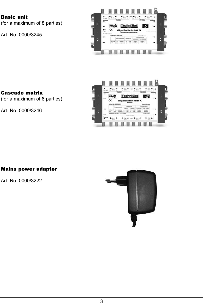 Page 3 of 8 - Technisat Technisat-Gigaswitch-9-8-Users-Manual- GIGASWITeng-1  Technisat-gigaswitch-9-8-users-manual