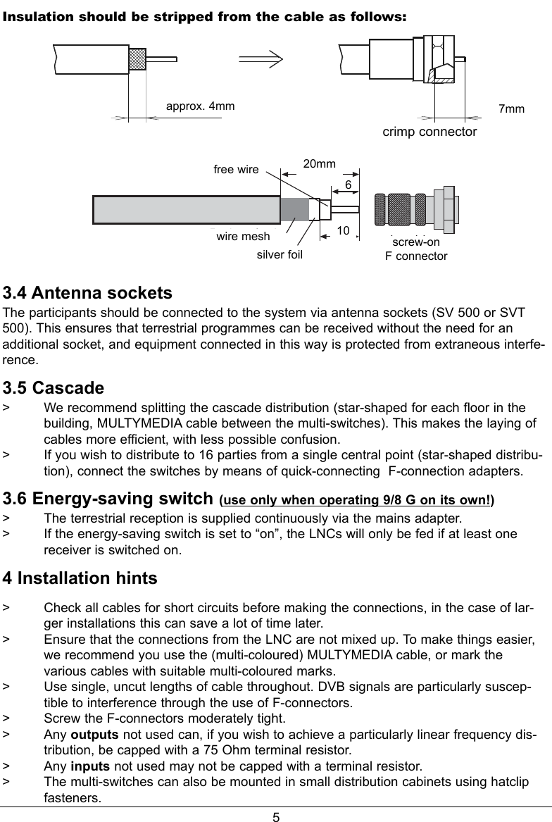 Page 5 of 8 - Technisat Technisat-Gigaswitch-9-8-Users-Manual- GIGASWITeng-1  Technisat-gigaswitch-9-8-users-manual