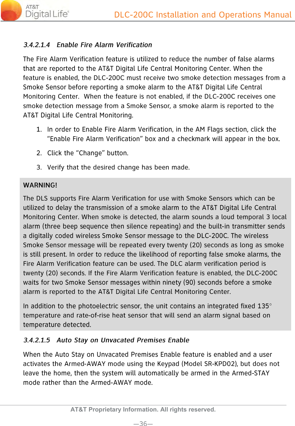   AT&amp;T Proprietary Information. All rights reserved.      