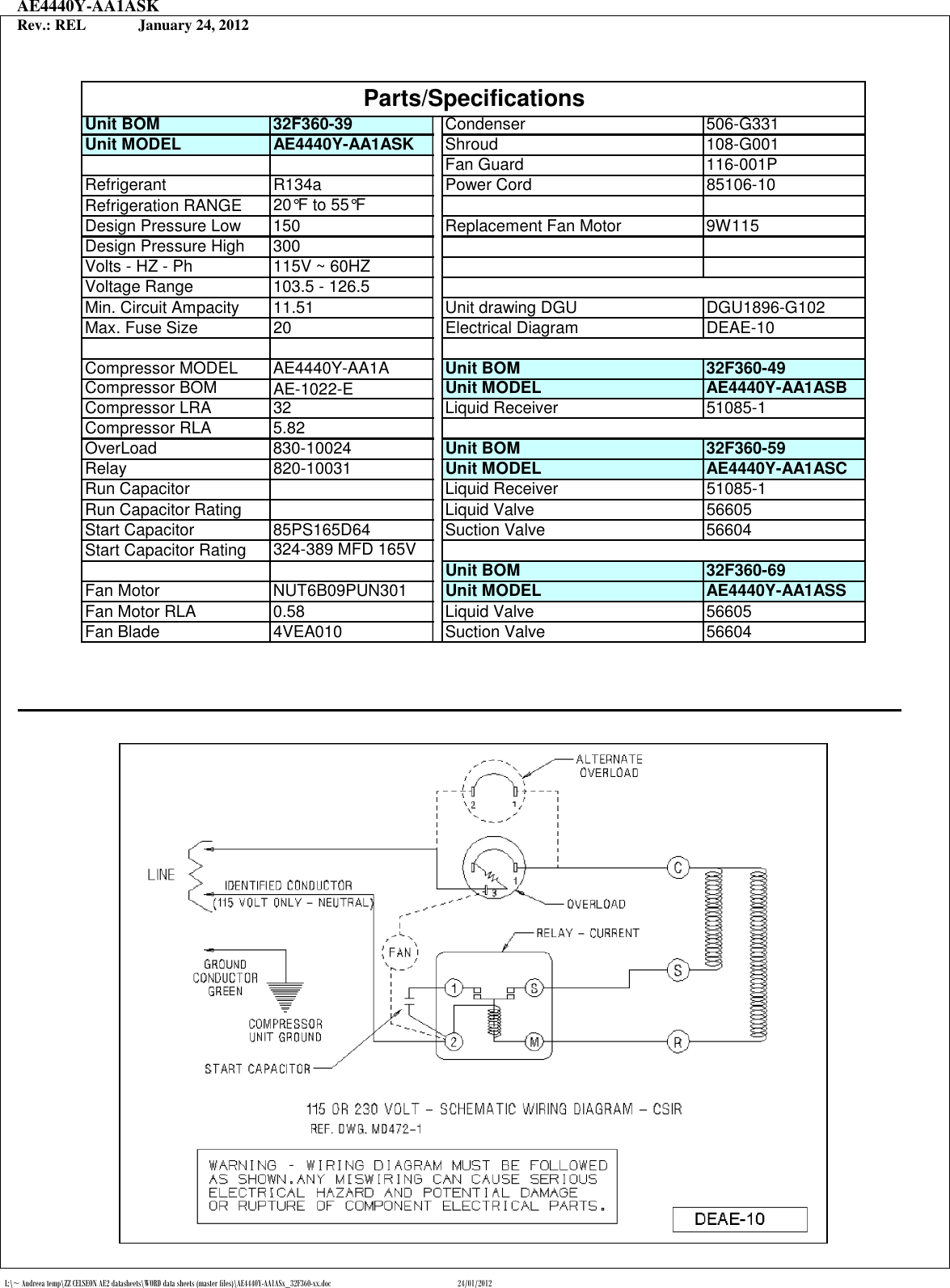 Tecumseh Current Relay Wiring Diagram