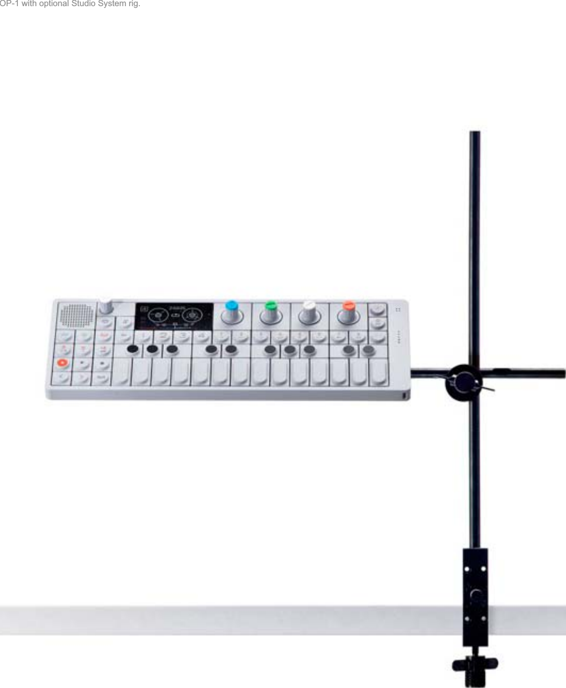 OP-1 with optional Studio System rig.