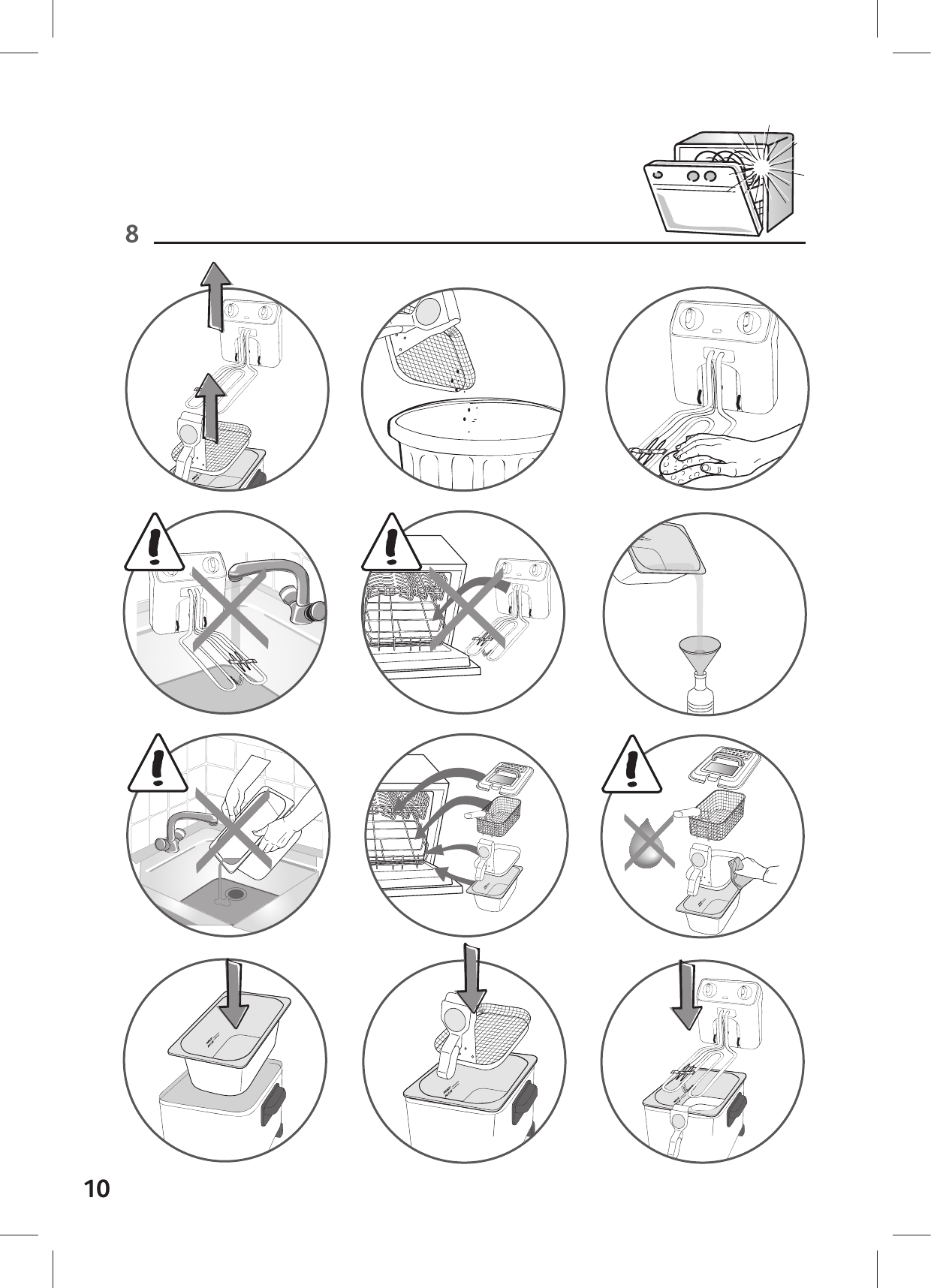 Page 10 of 12 - Tefal Tefal-Fr405200-Instruction-Manual- FR4052-TE-  Tefal-fr405200-instruction-manual