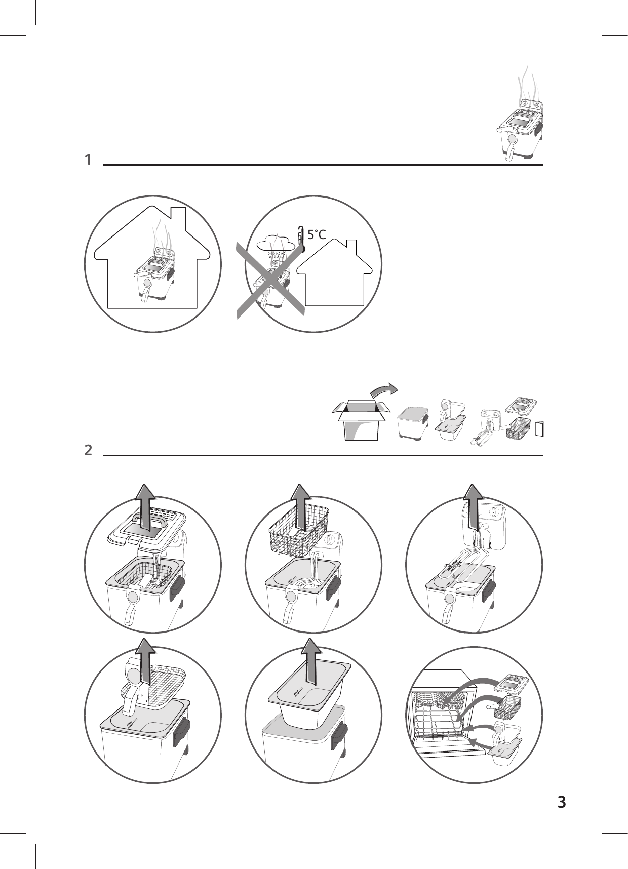 Page 3 of 12 - Tefal Tefal-Fr405200-Instruction-Manual- FR4052-TE-  Tefal-fr405200-instruction-manual