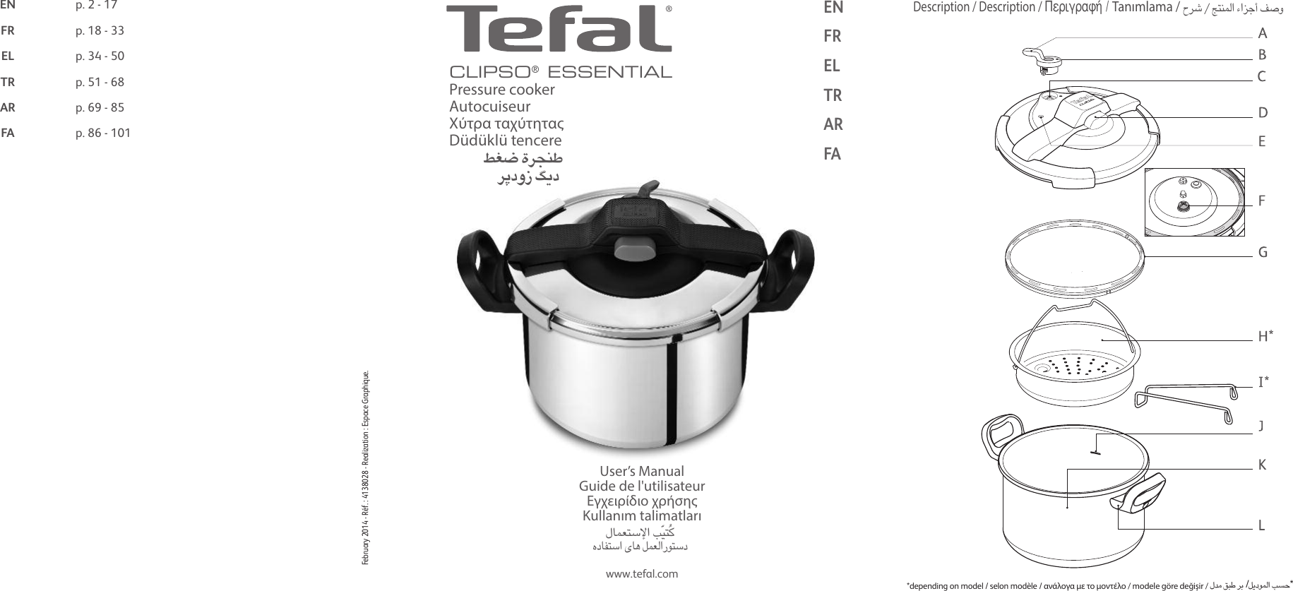 Tefal P4394831 Instruction Manual Mise En