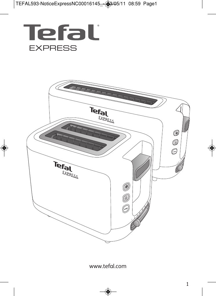 Tefal Tt361811 Instruction Manual