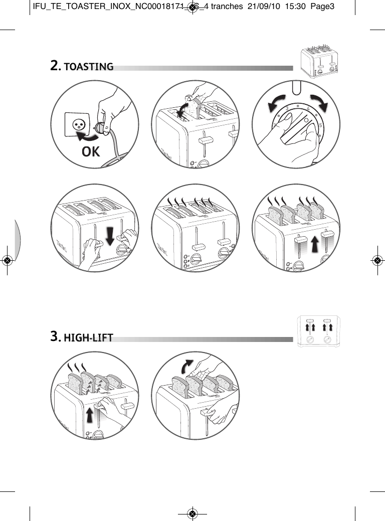 Page 3 of 8 - Tefal Tefal-Tt543715-Instruction-Manual- 0828488-01  Tefal-tt543715-instruction-manual