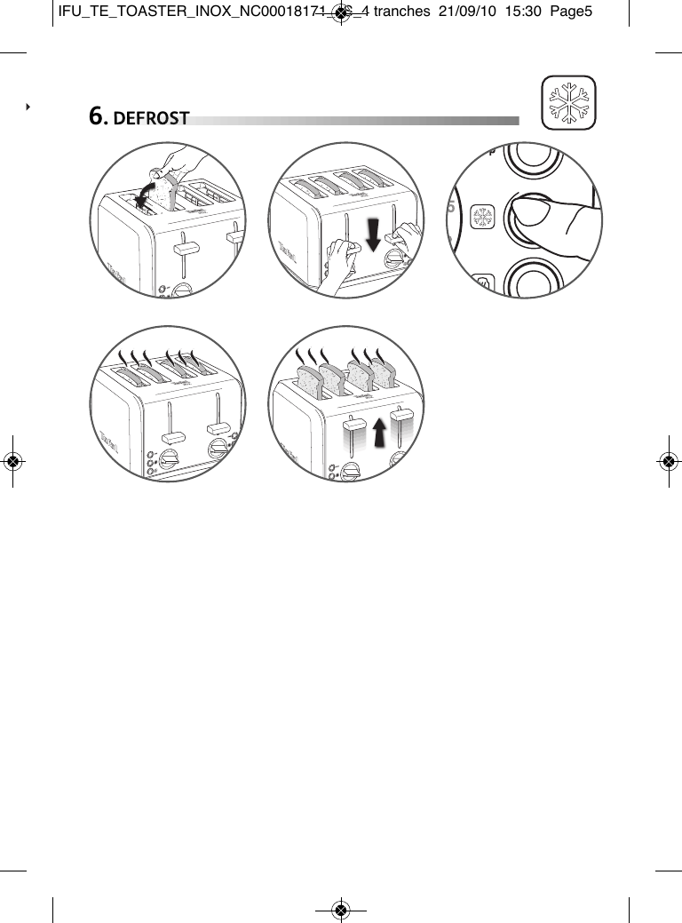 Page 5 of 8 - Tefal Tefal-Tt543715-Instruction-Manual- 0828488-01  Tefal-tt543715-instruction-manual