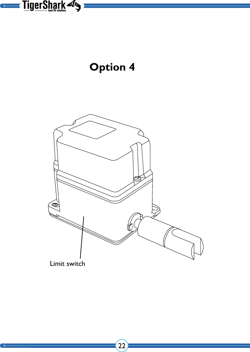 TigerSharkboat lift solutions22Option 4Limit switch