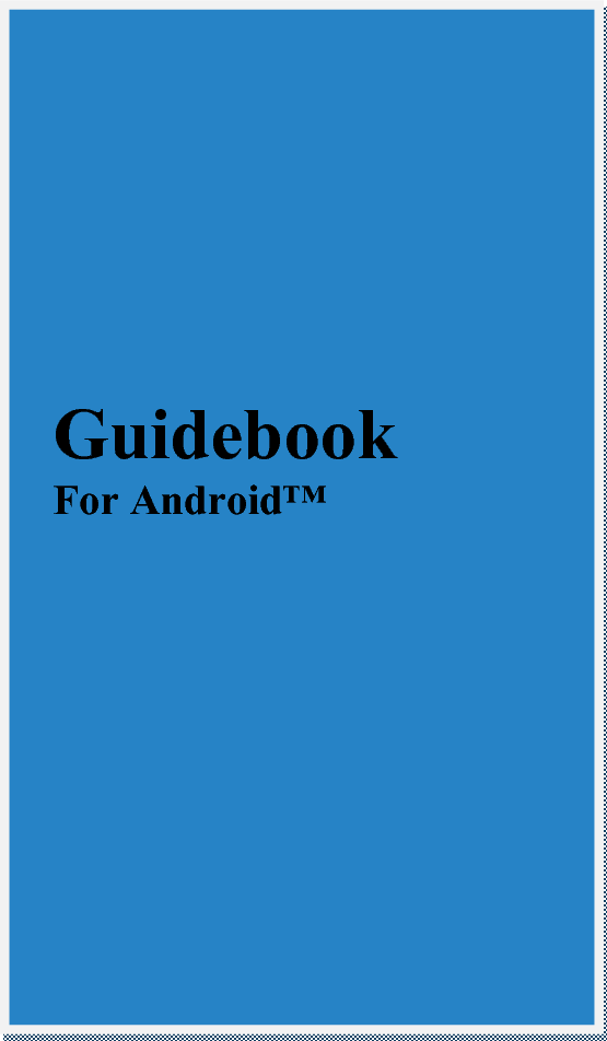       Guidebook For Android™   