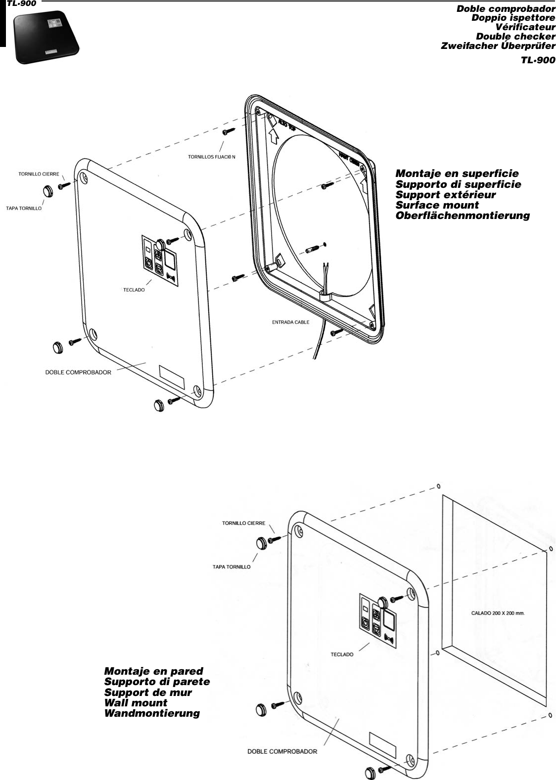 Telecongalicia Router Telecon Galicia TL900CHECK Double Checker User Manual