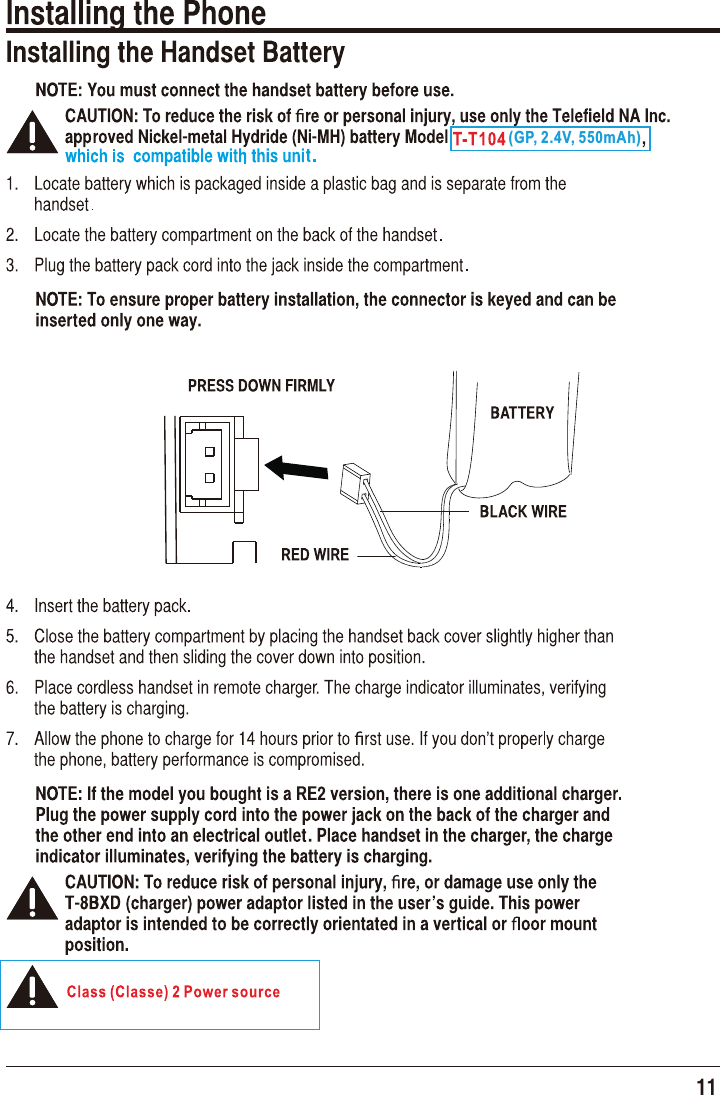 (GP, 2.4V, 550mAh)