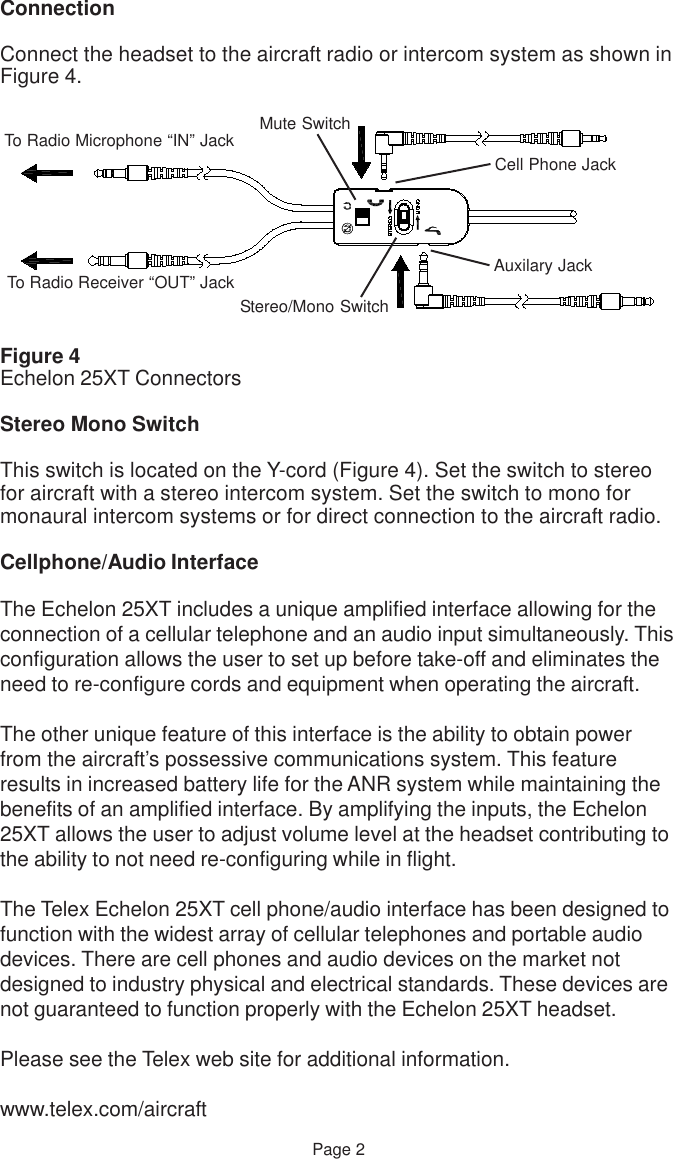 Page 4 of 12 - Telex Telex-Echelon-25Xt-Users-Manual- 38110073_3-7-02  Telex-echelon-25xt-users-manual