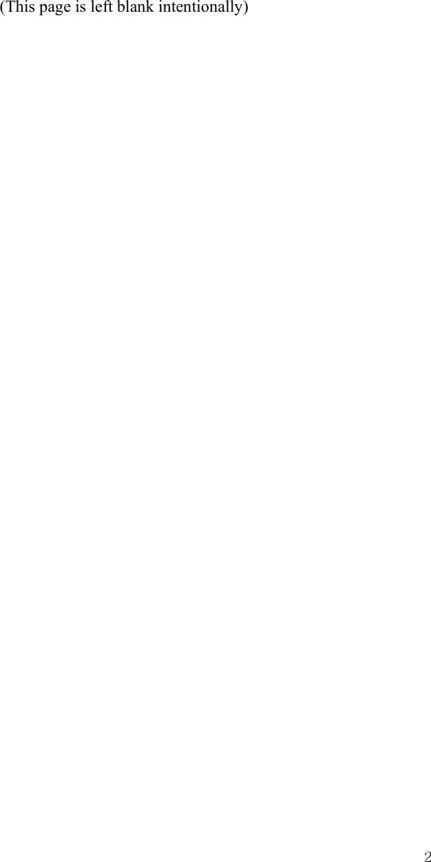  2 (This page is left blank intentionally)                                