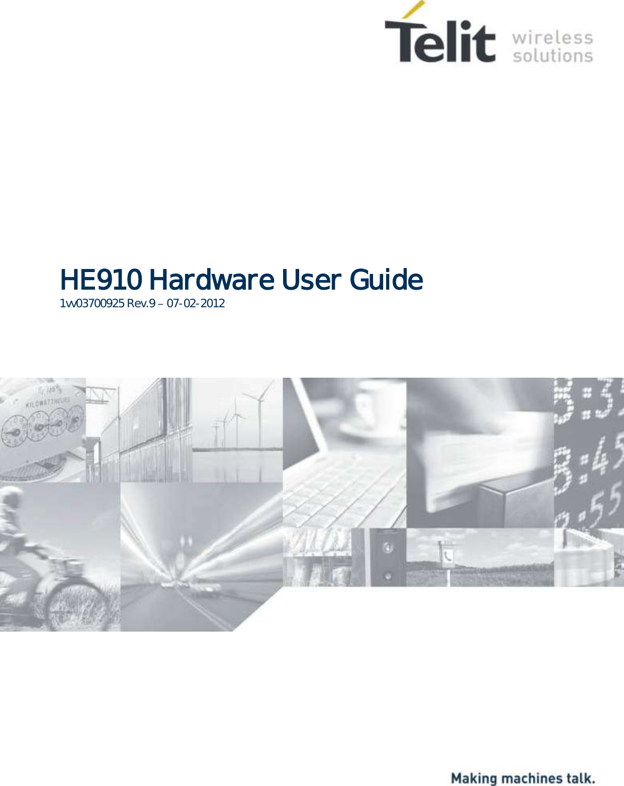              HE910 Hardware User Guide  1vv03700925 Rev.9   07-02-2012   