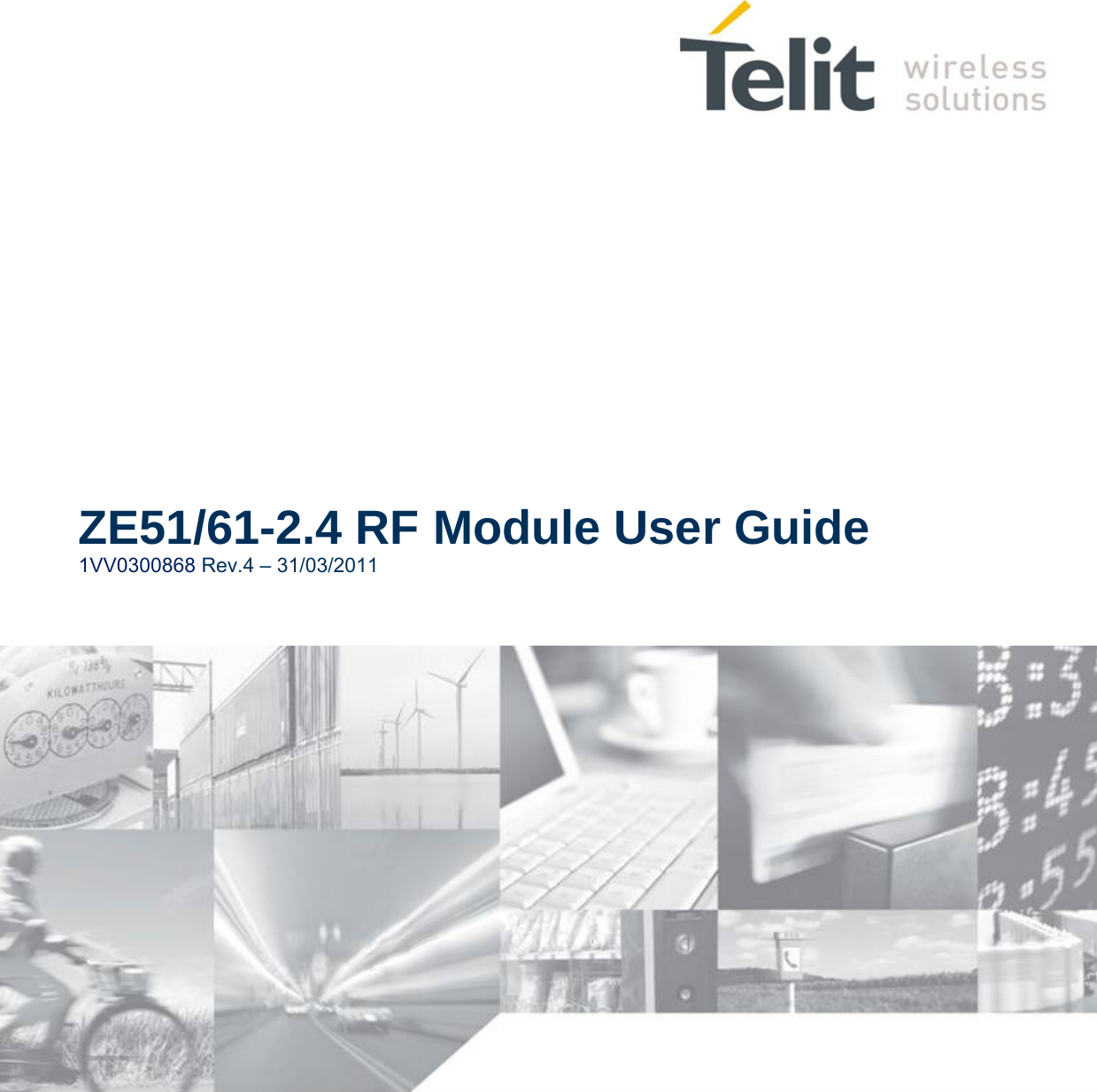 ZE51/61-2.4 RF Module User Guide 1VV0300868 Rev.4 – 31/03/2011                            